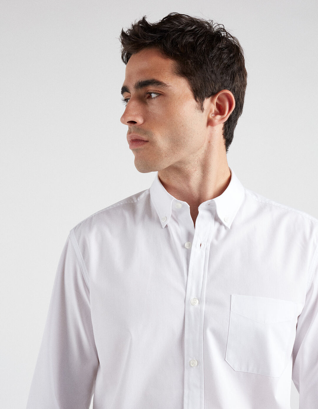 Camisa, Homem, Branco