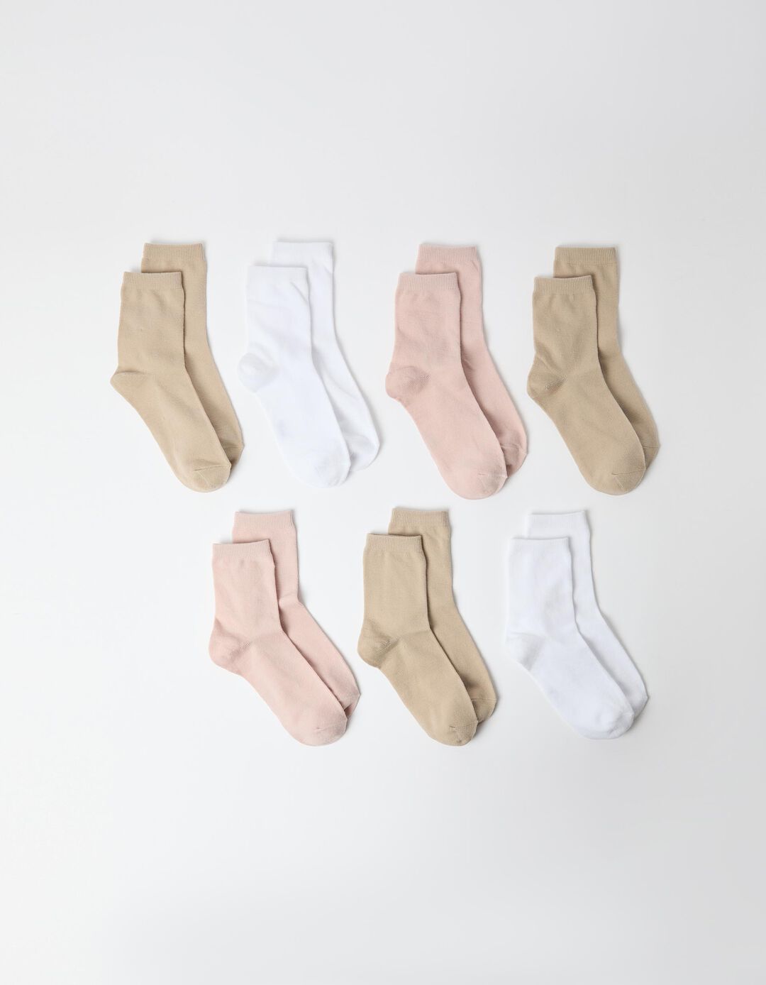 Pack 7 Pares de Meias, Mulher, Multicor
