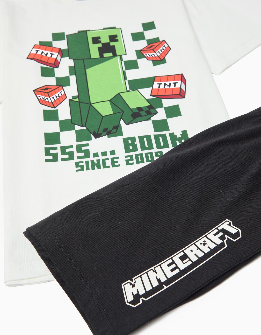 Pijama 'Minecraft', Menino, Branco