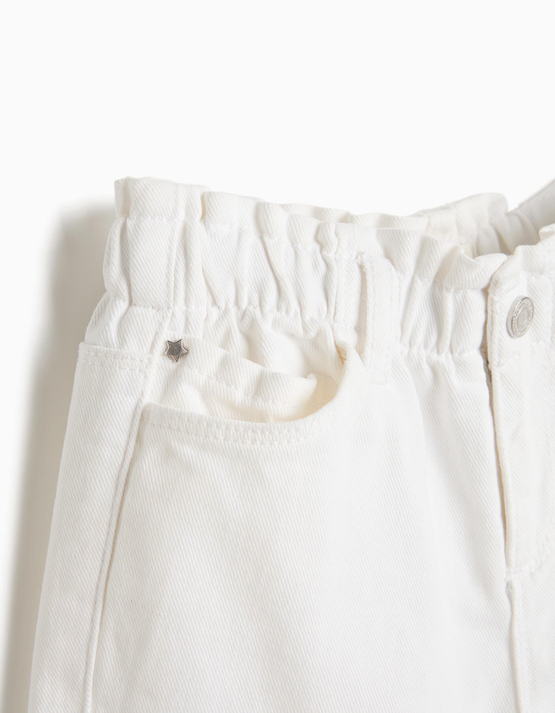 Comprar Online Cal&ccedil;as de Ganga Paperbag, Menina, Branco