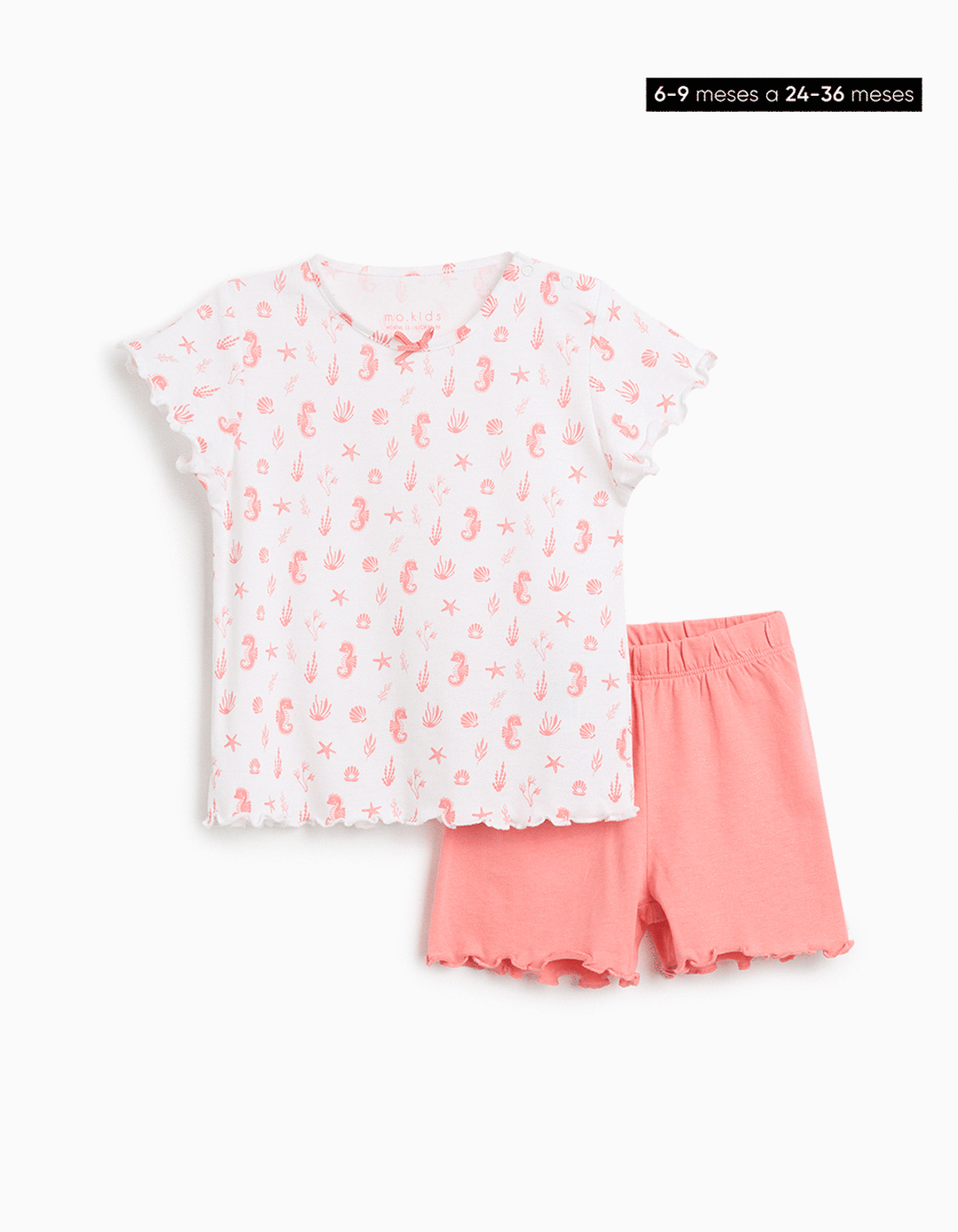 Pijama Jersey, Menina, Rosa