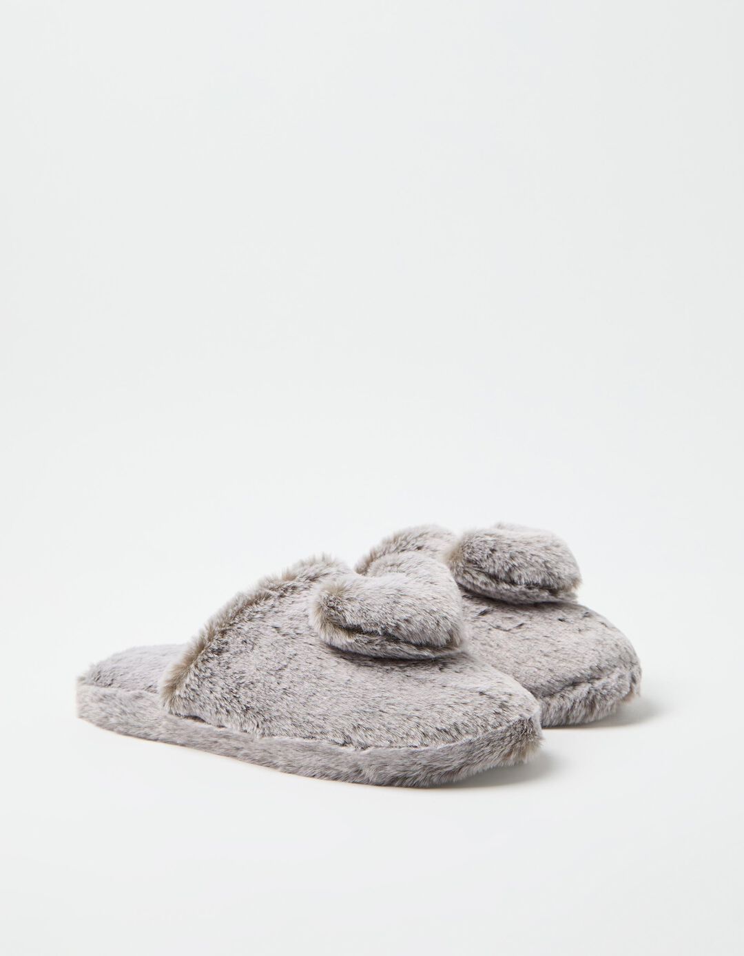 Chinelos de Quarto, Mulher, Cinzento