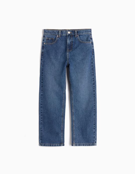 Comprar Online Calças de Ganga, Menino, Azul 