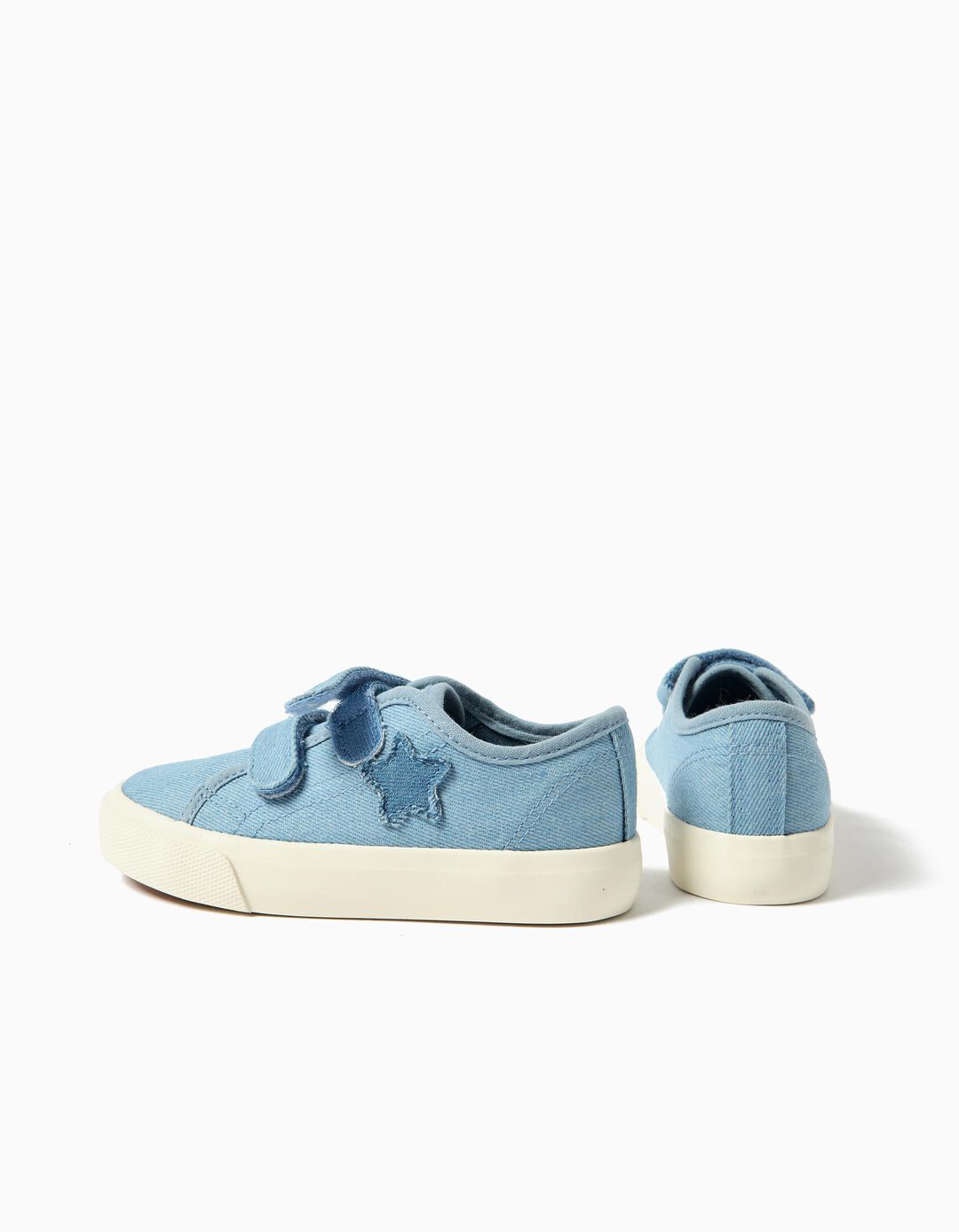 Sapatilhas com Estrela, Menina, Azul