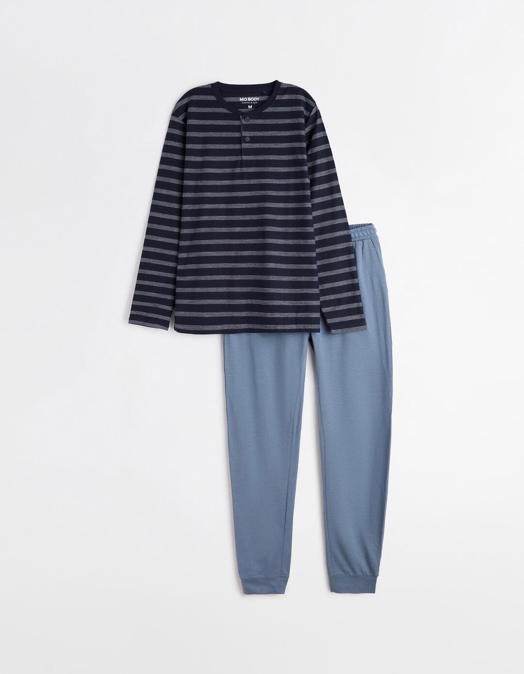 Pijama Riscas, Homem, Azul Escuro