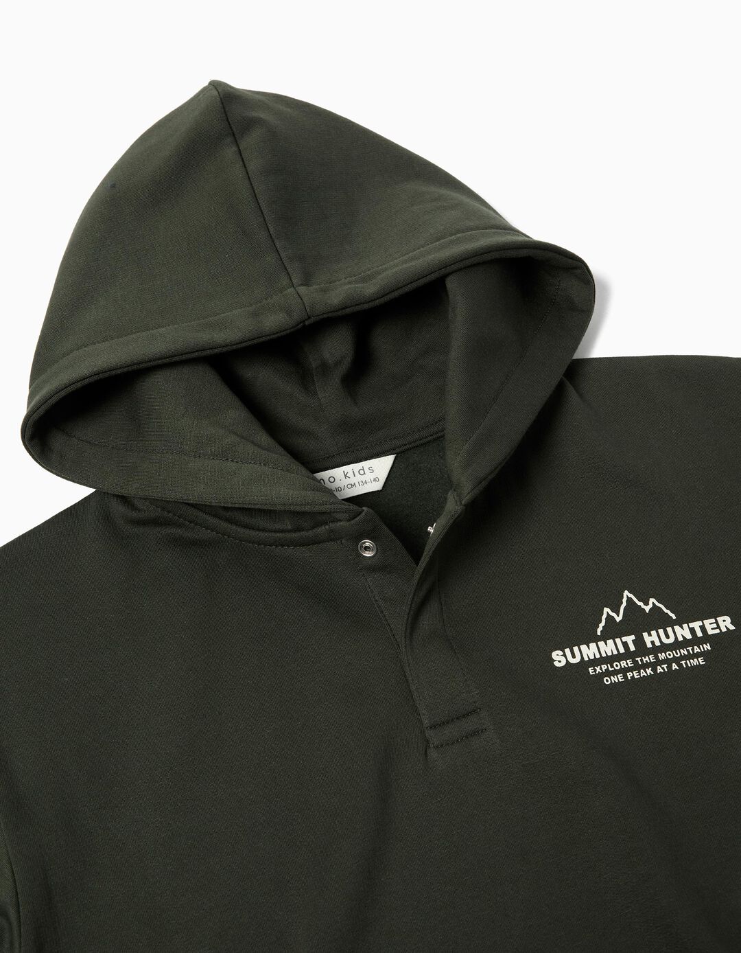 Sweatshirt com Capuz, Menino, Verde Escuro