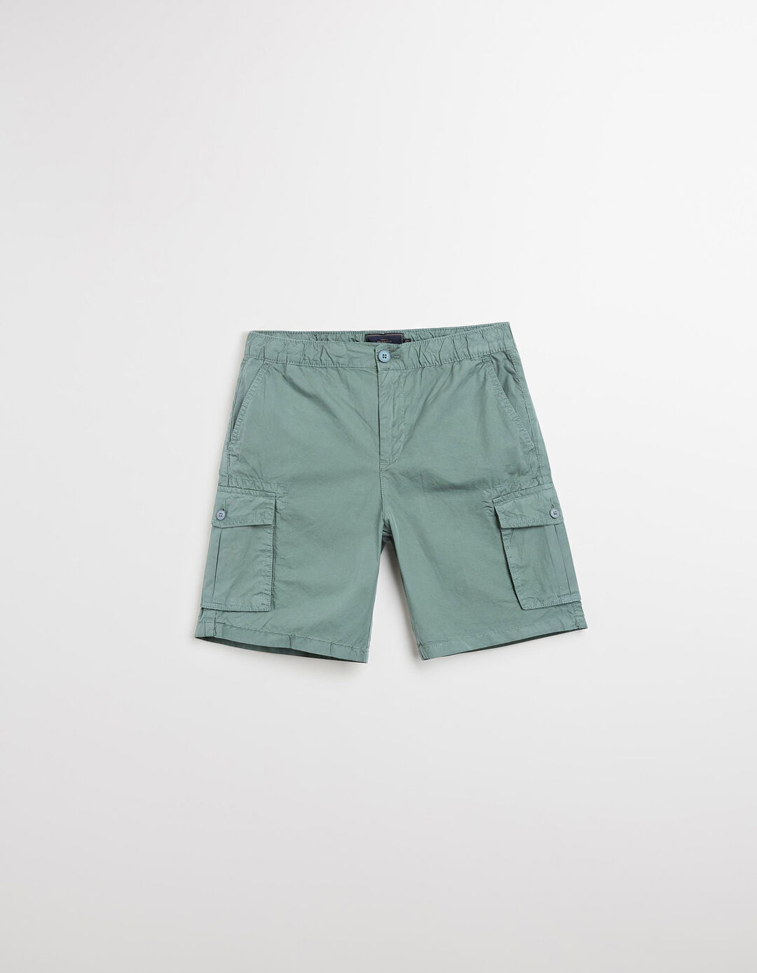 Calções Cargo, Homem, Verde Escuro