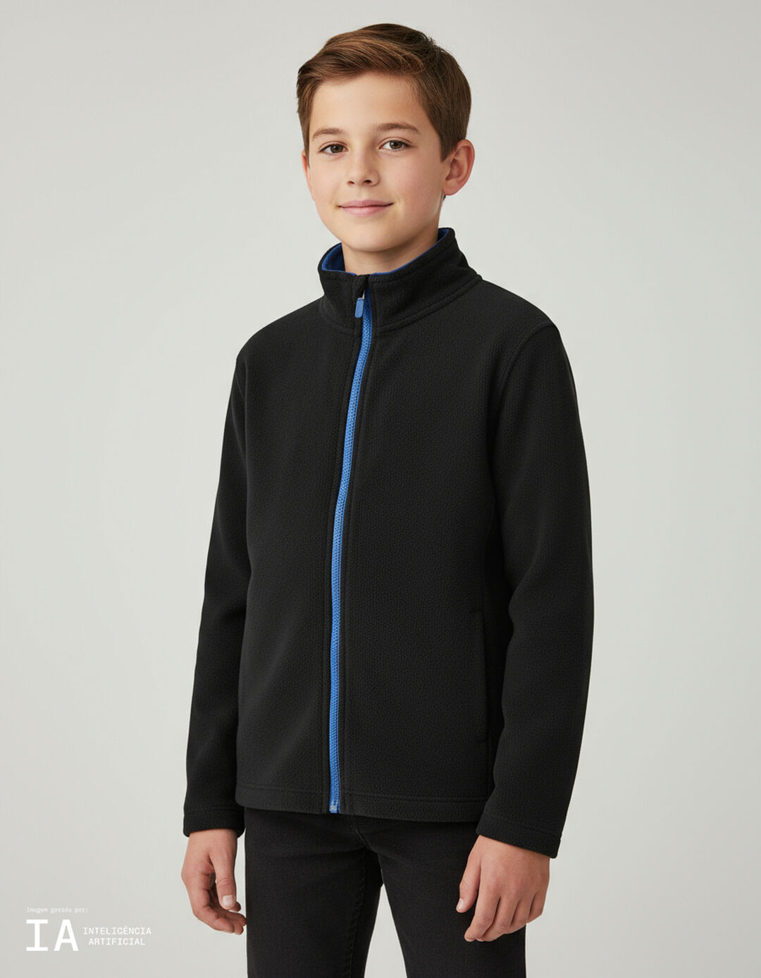Casaco Polar, Menino, Azul Escuro 