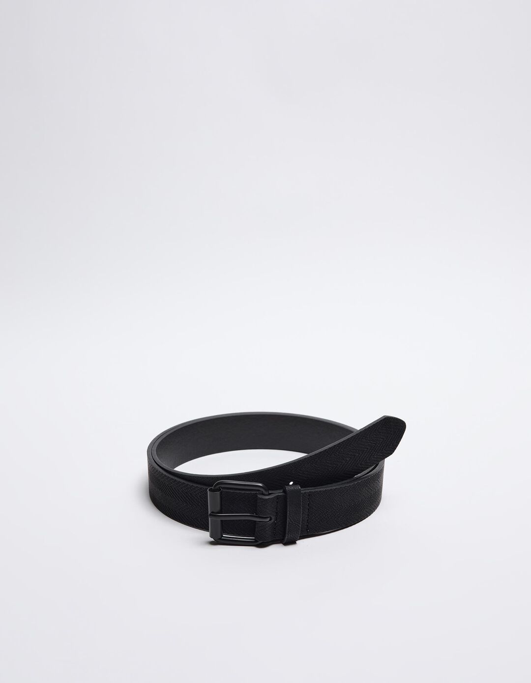 Cinto Textura, Homem, Preto