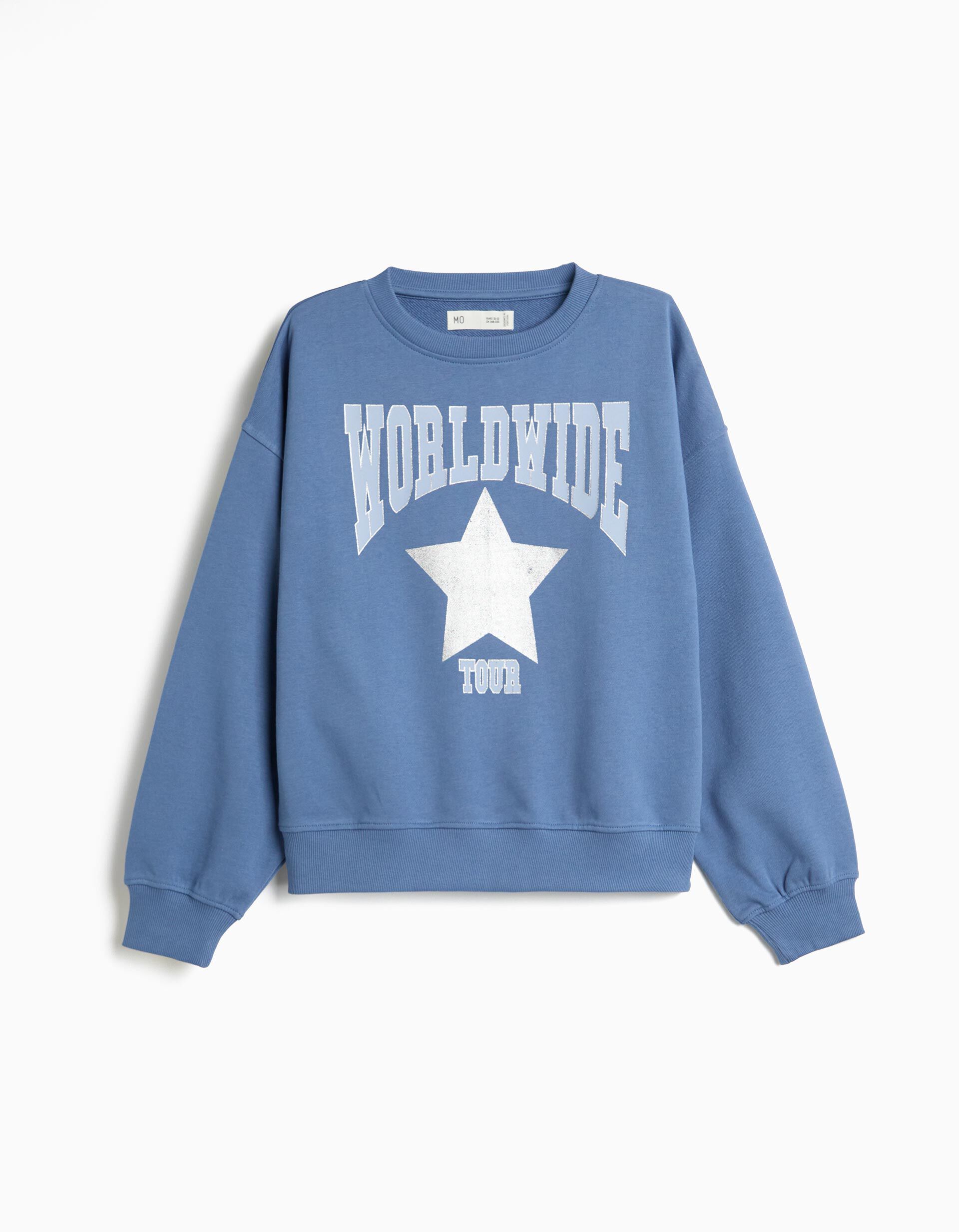 Comprar Online Sweatshirt Com Estampado, Menina, Azul Escuro