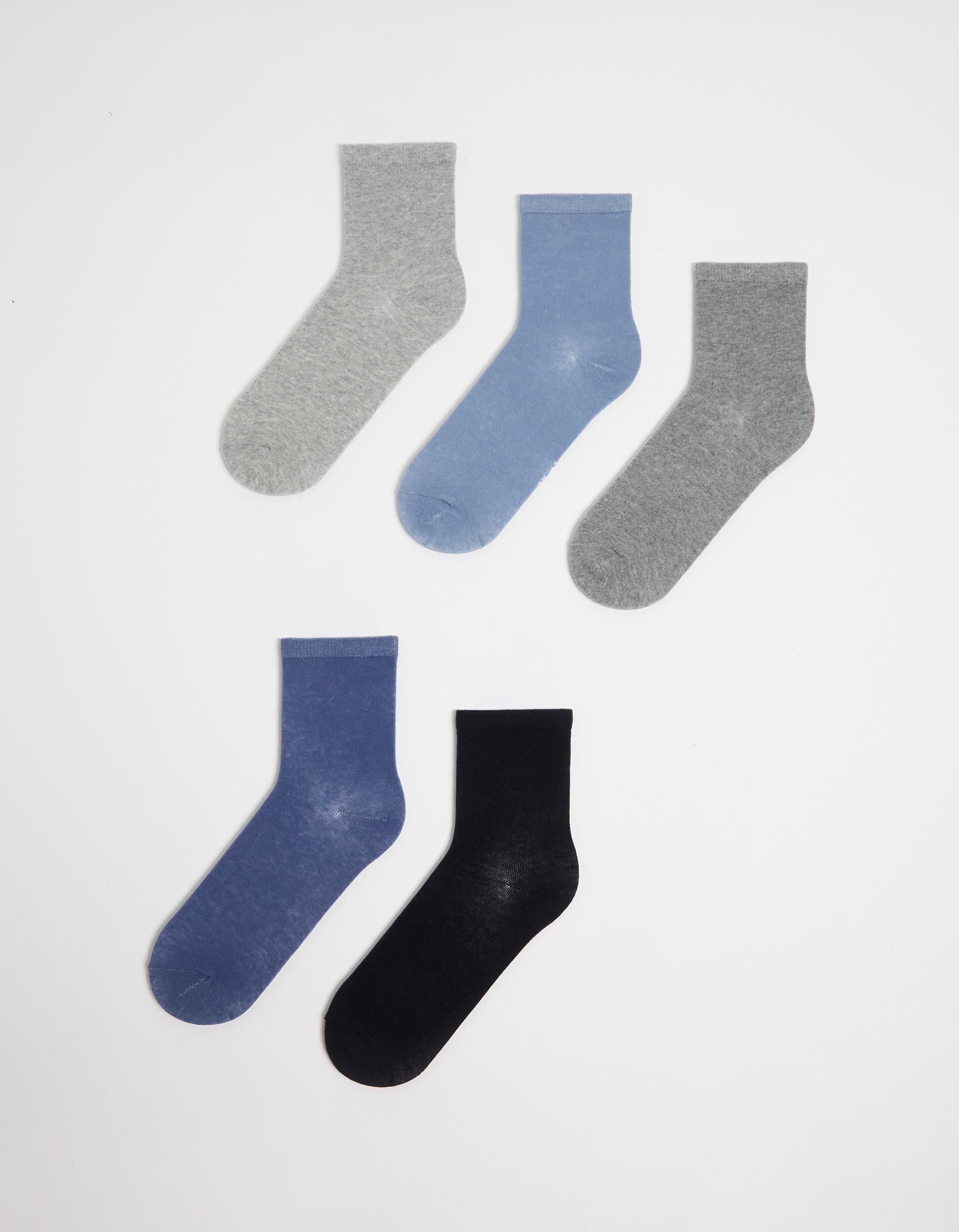 Comprar Online Pack 5 Pares de Meias, Mulher, Multicor