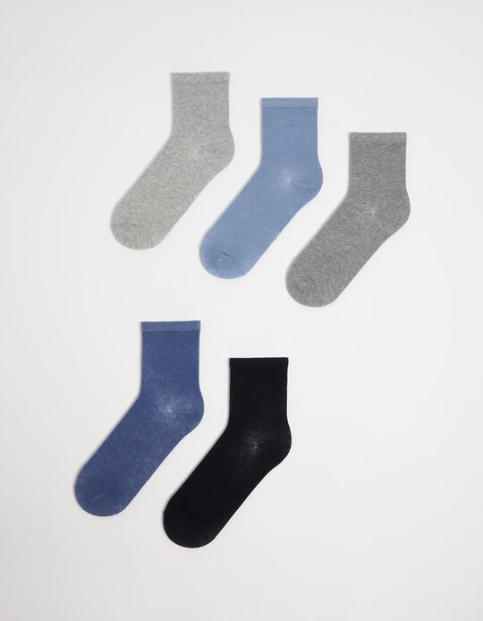 Comprar Online Pack 5 Pares de Meias, Mulher, Multicor