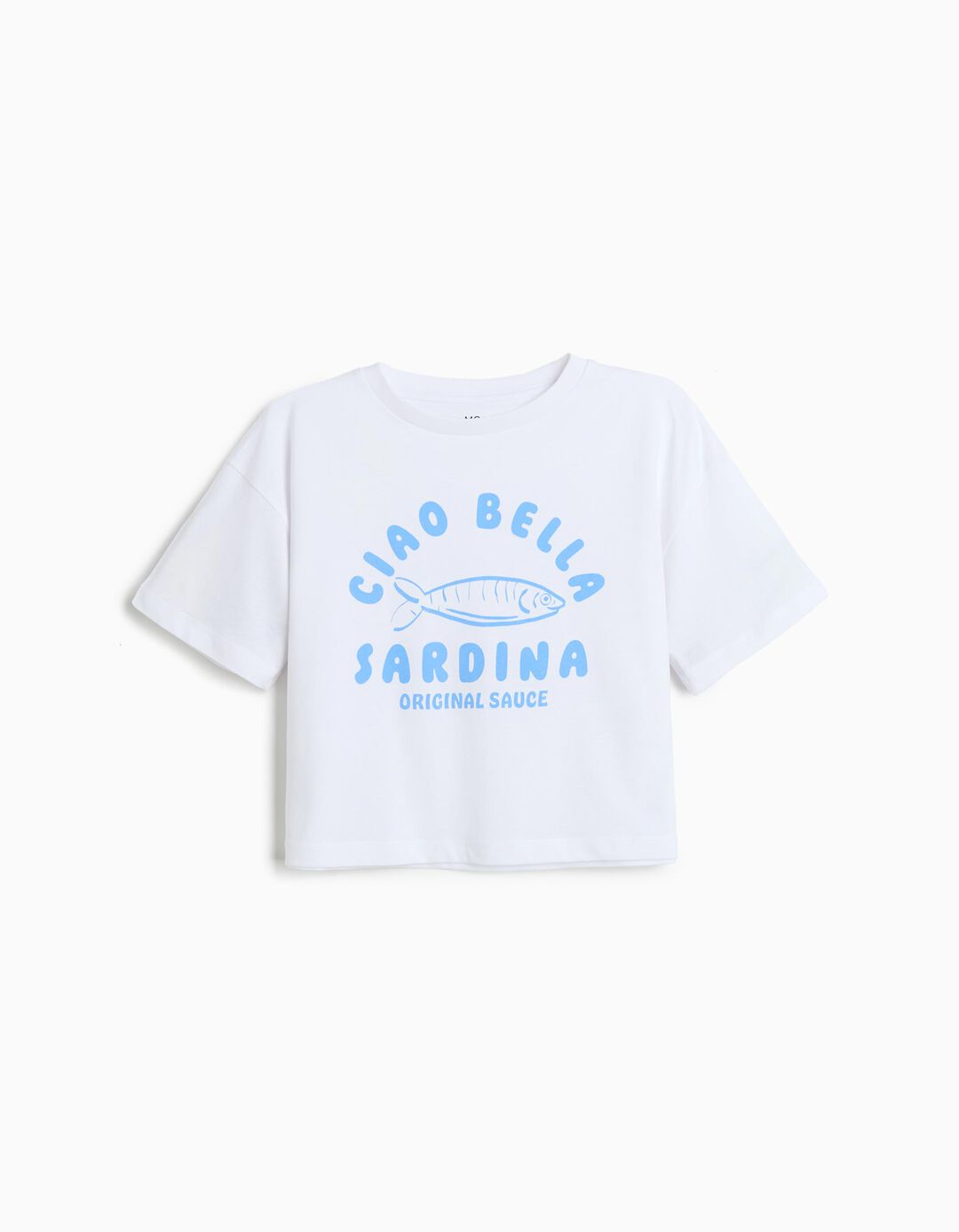 T-shirt Estampada, Menina, Branco