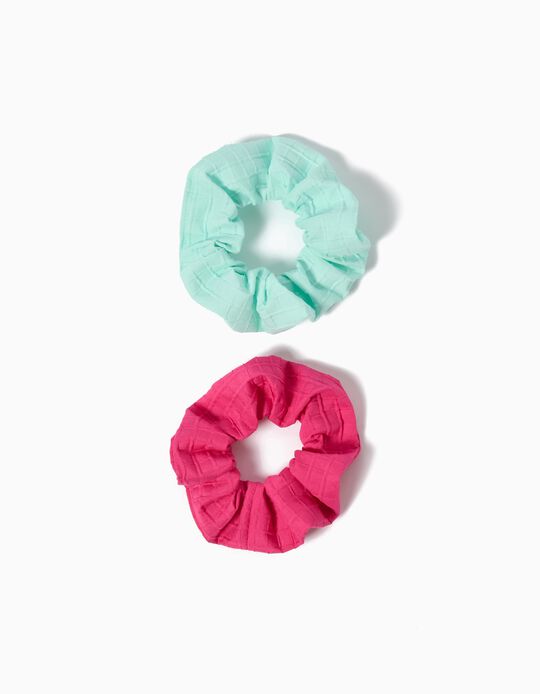 Comprar Online Pack 2 Elásticos de Cabelo Scrunchies, Menina, Multicor