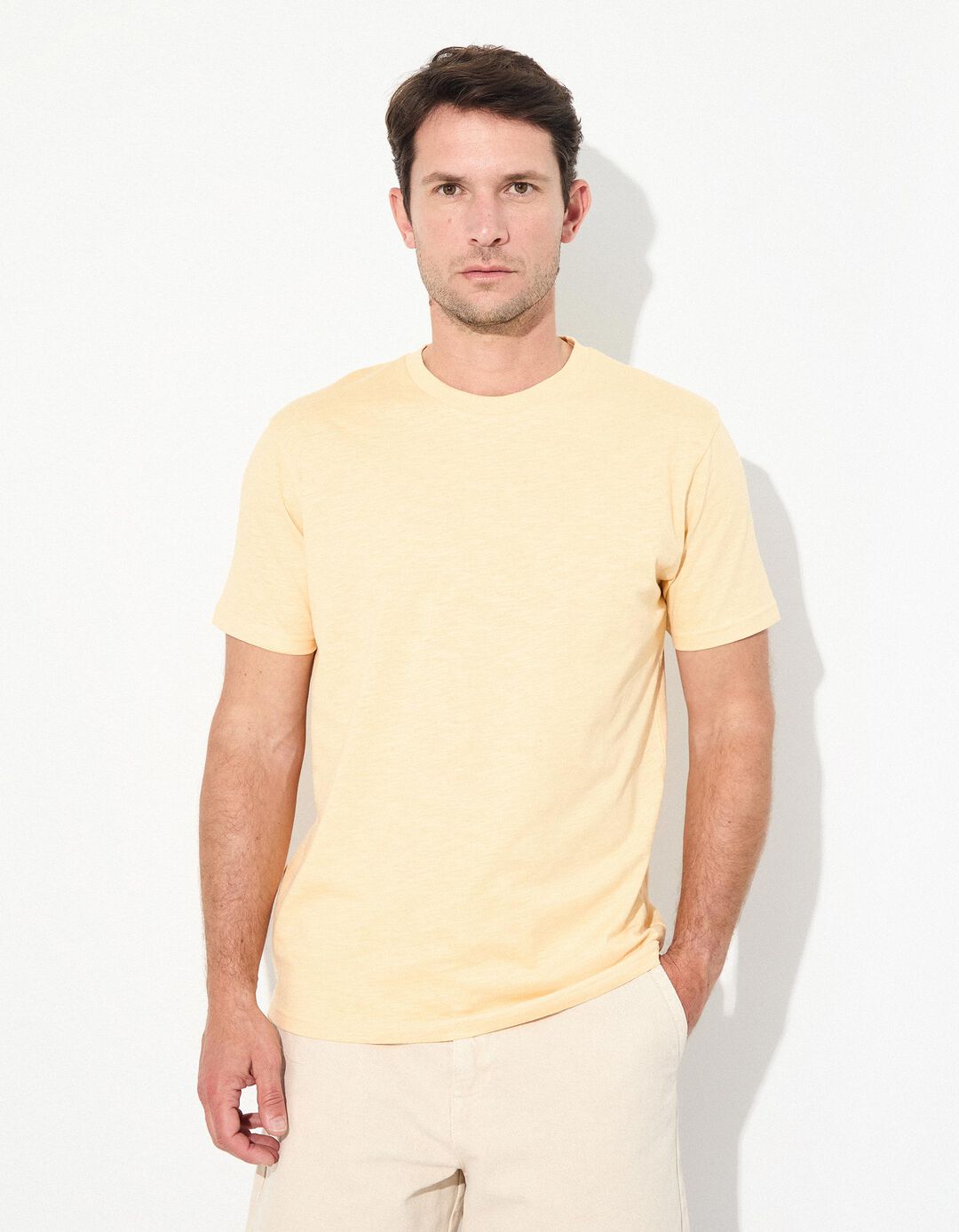 T-shirt Jersey, Homem, Laranja Claro 