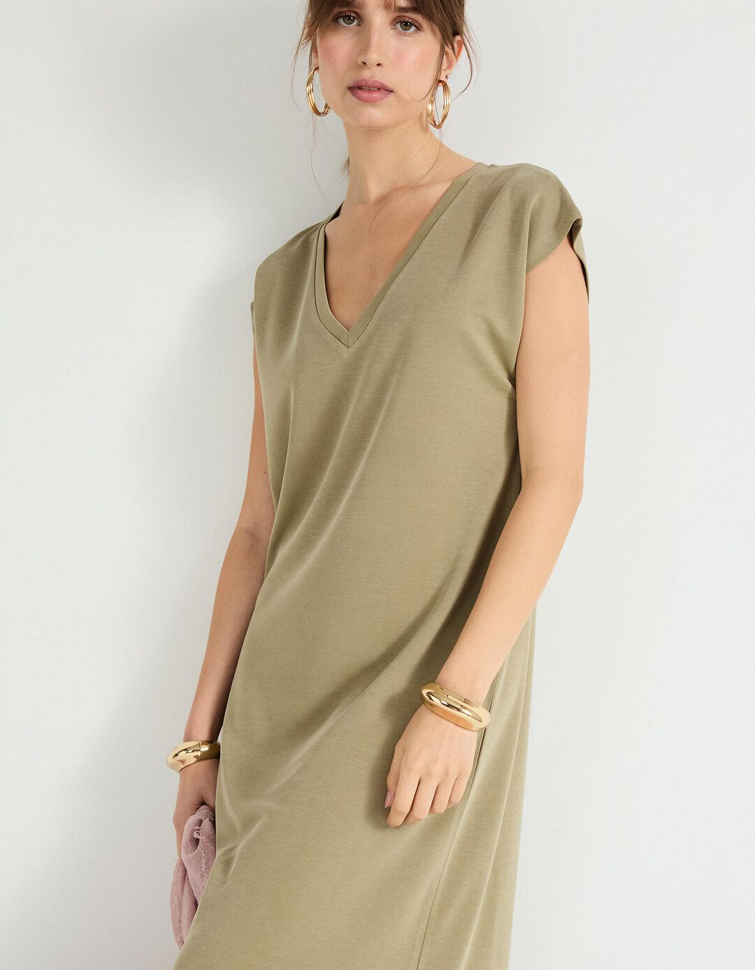 Vestido, Mulher, Verde