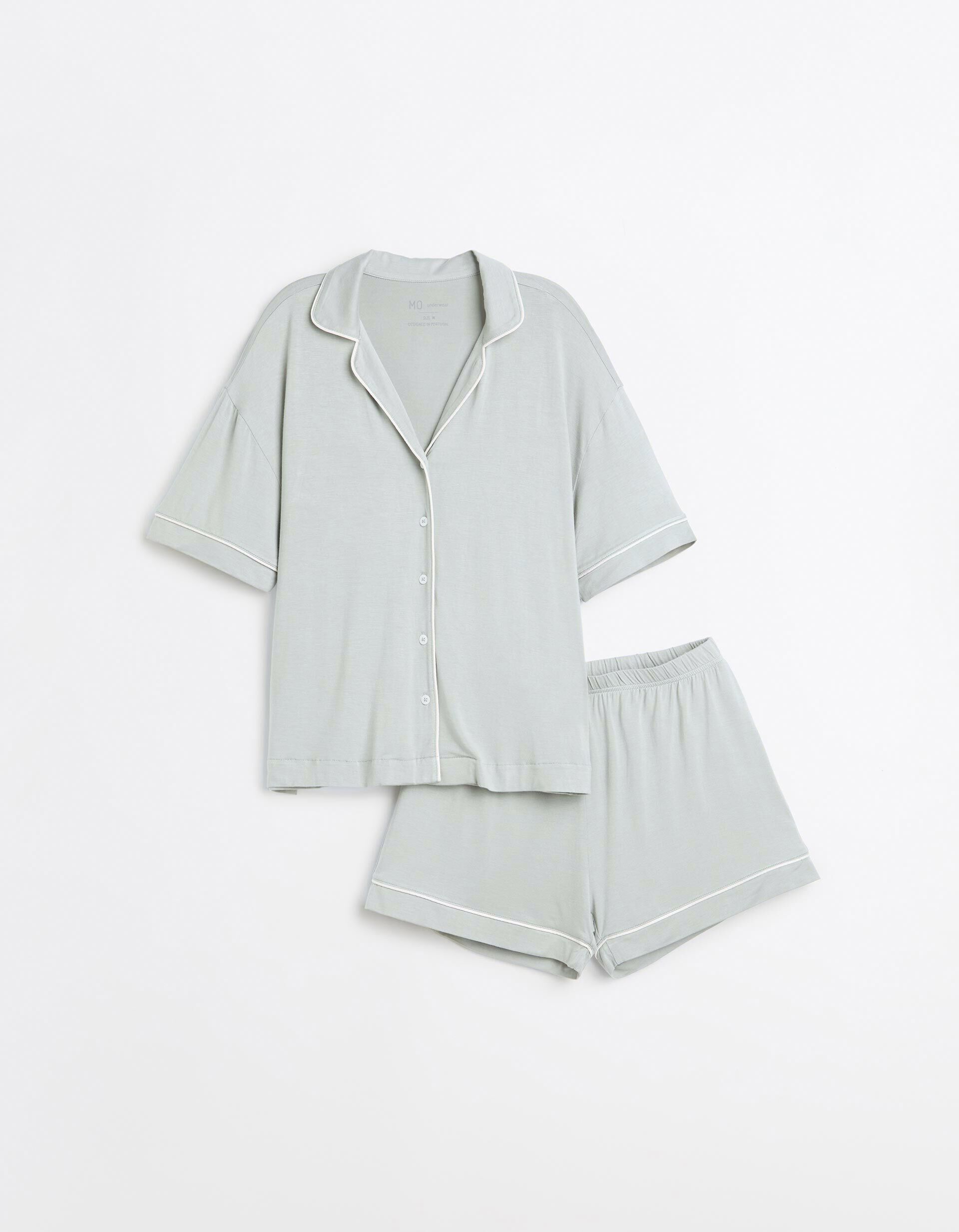 Comprar Online Pijama Em Viscose, Mulher, Verde Claro
