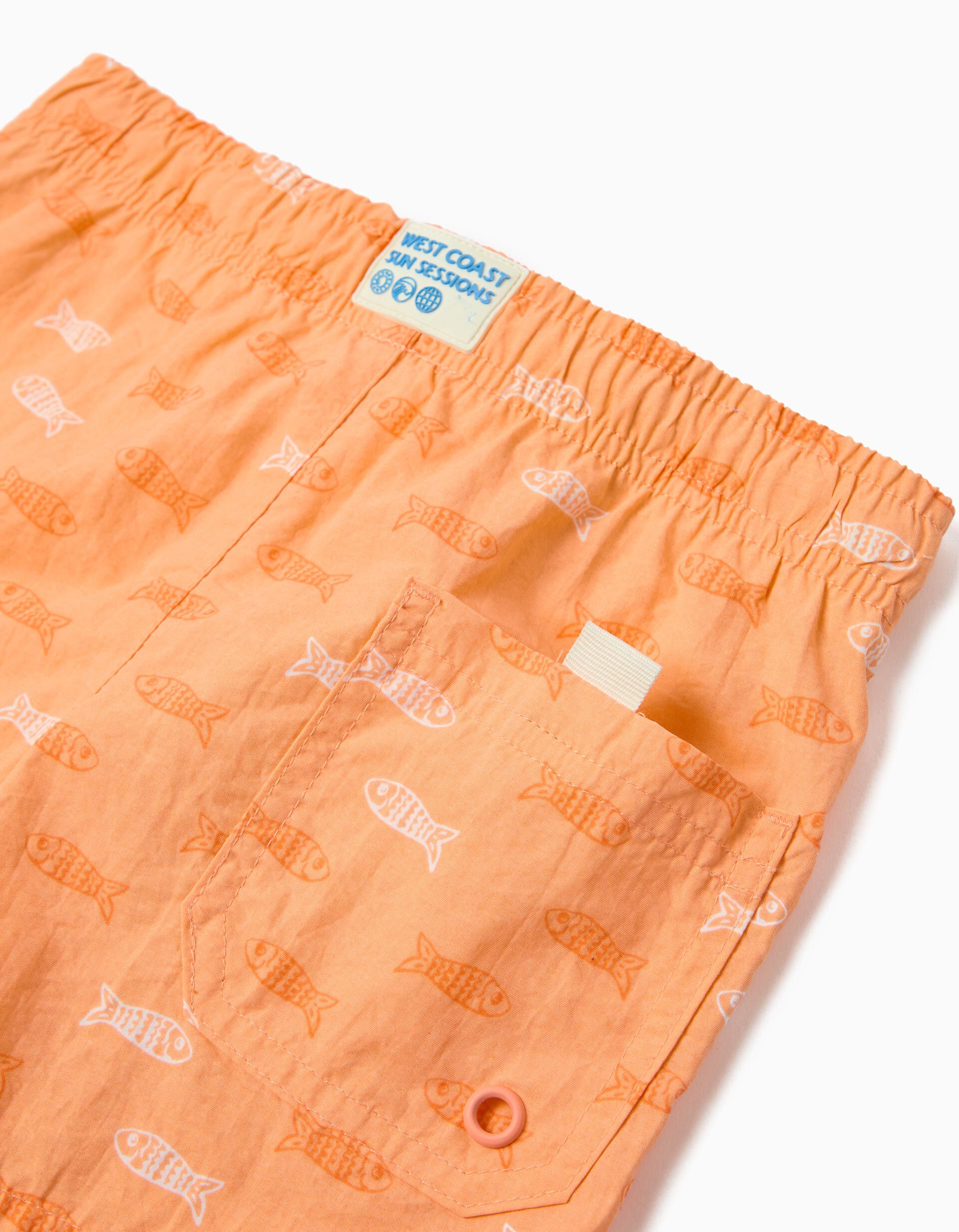 Comprar Online Cal&ccedil;&otilde;es de Banho, Menino, Laranja Claro