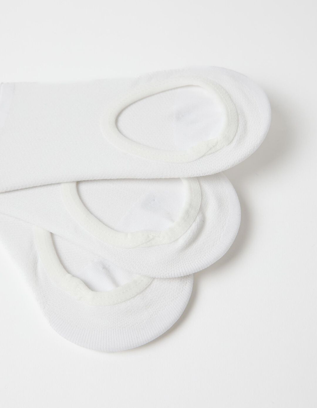 Pack 3 Pares de Meias Invis&iacute;veis, Mulher, Branco