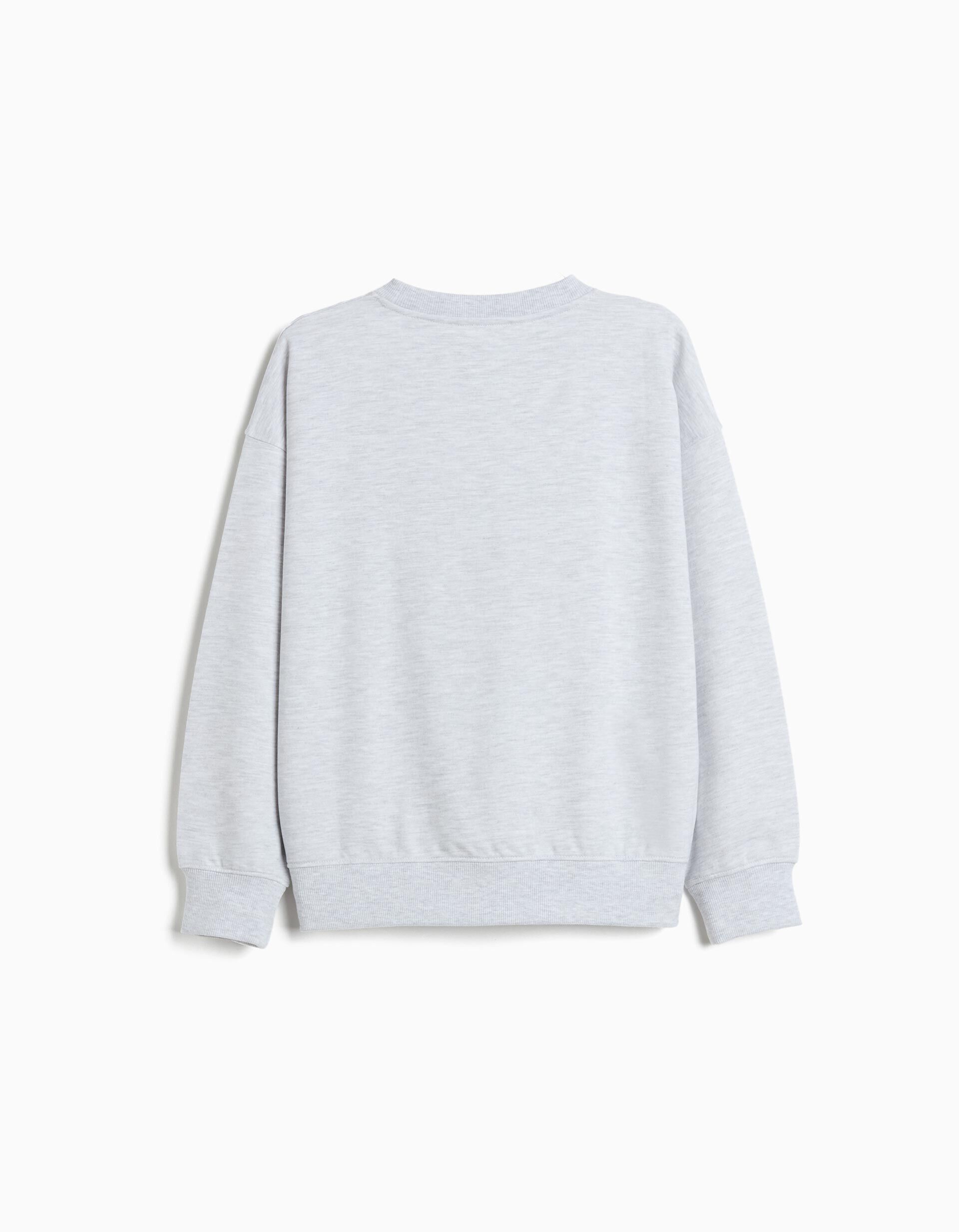 Comprar Online Sweatshirt, Menina, Cinzento Claro