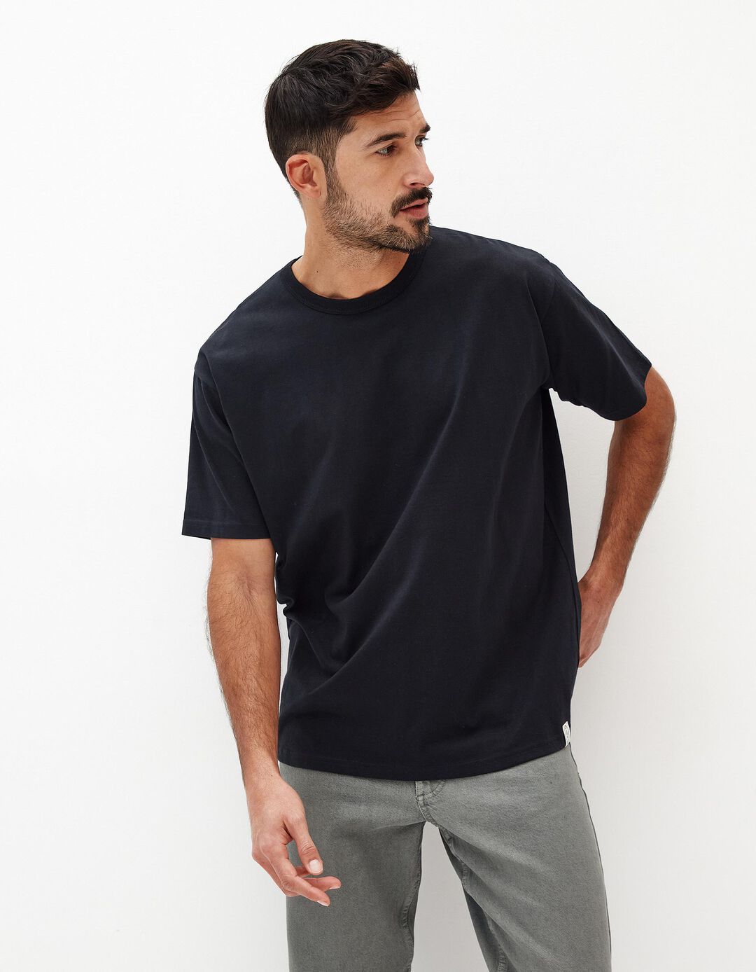 T-shirt, Homem, Preto