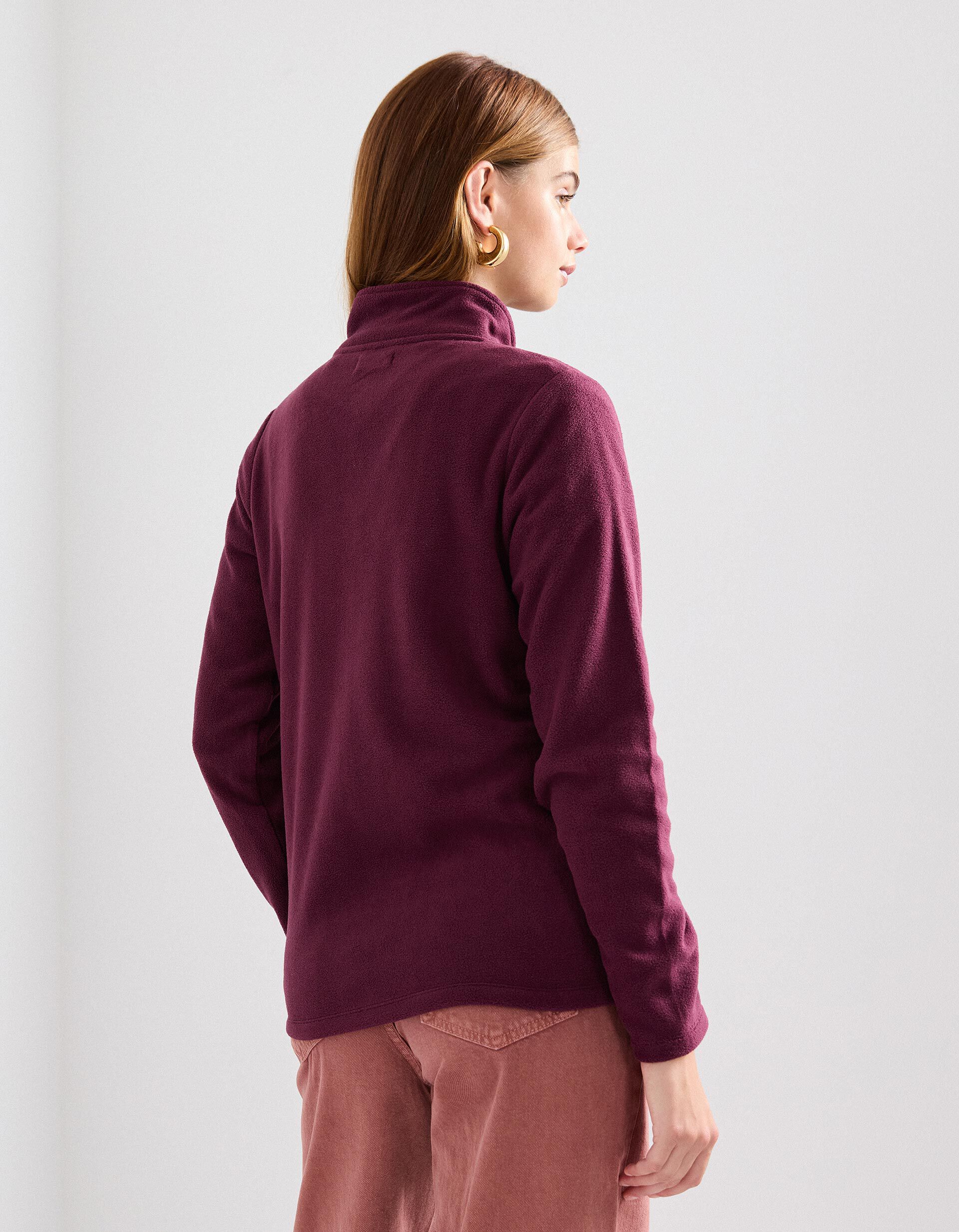 Comprar Online Casaco Polar, Mulher, Vermelho Escuro 