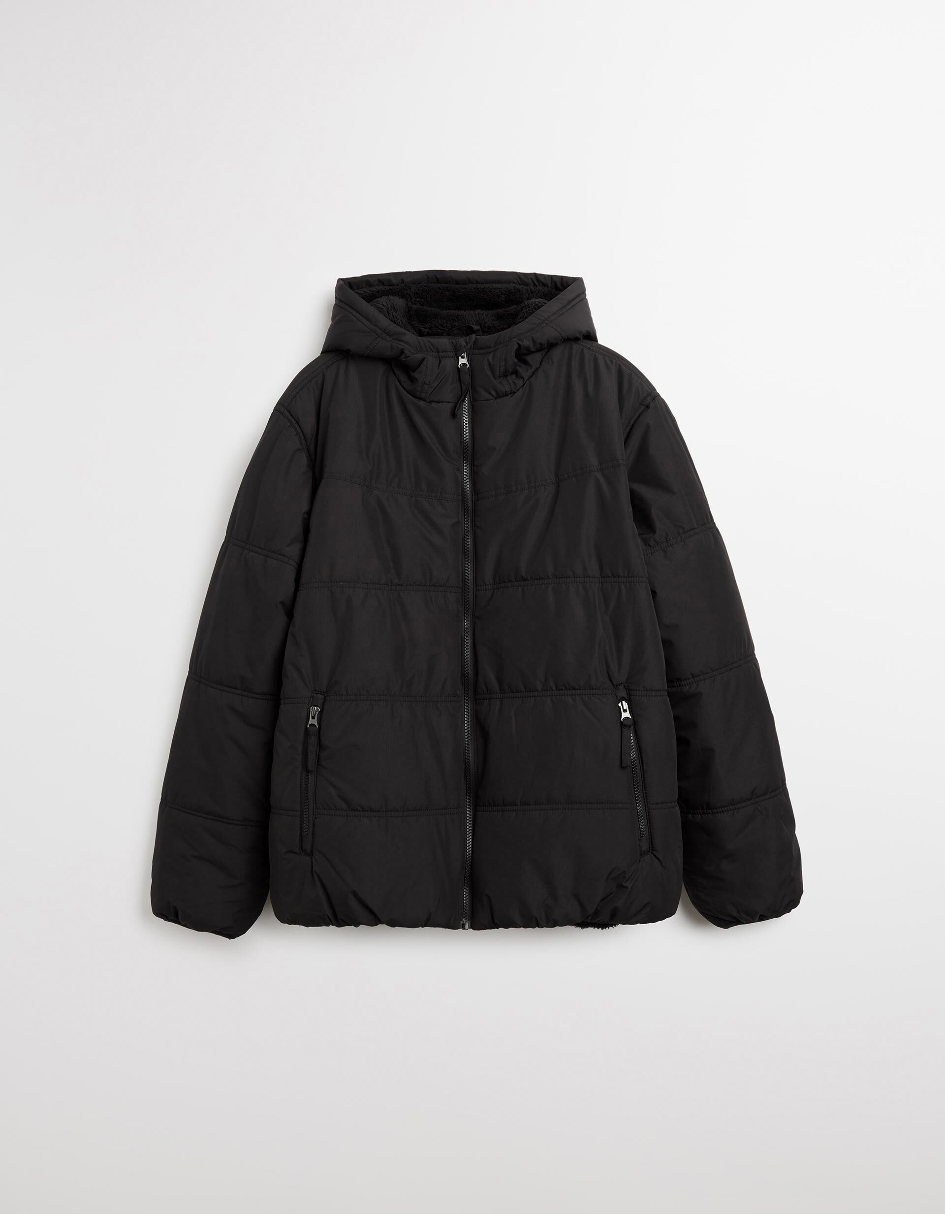 Comprar Online Casaco Acolchoado com Capuz, Homem, Preto