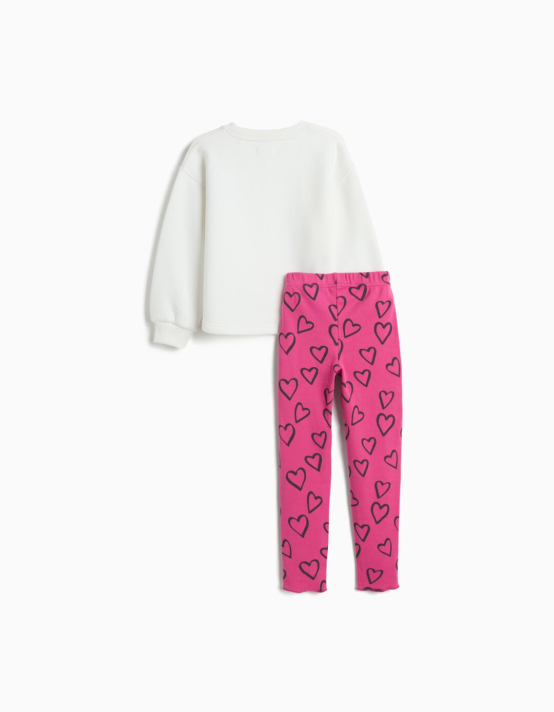 Conjunto de Jogging, Menina, Branco