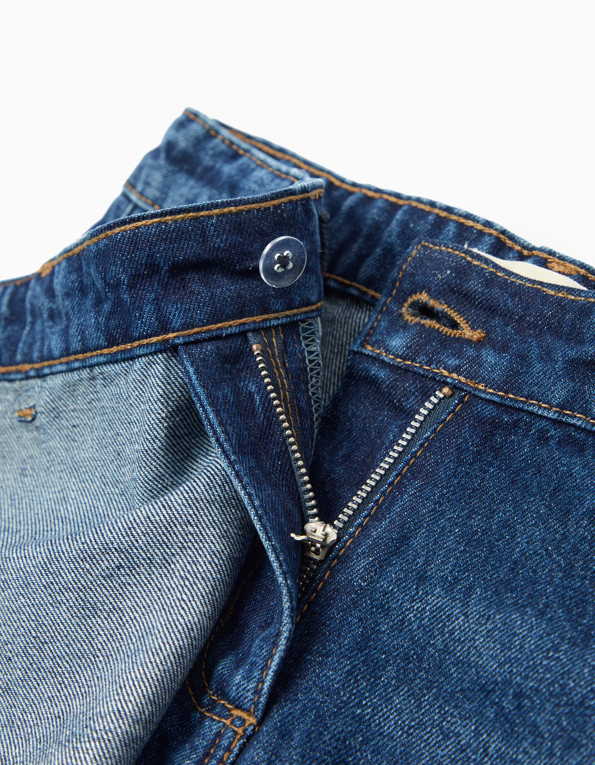 Comprar Online Saia-Cal&ccedil;&atilde;o de Ganga, Menina, Azul