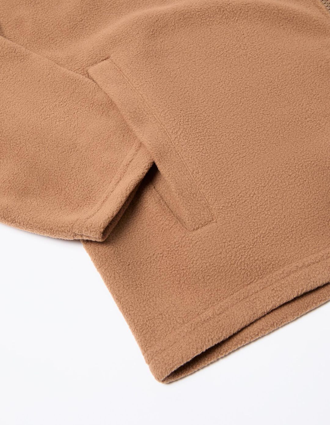 Casaco Polar, Homem, Castanho Claro