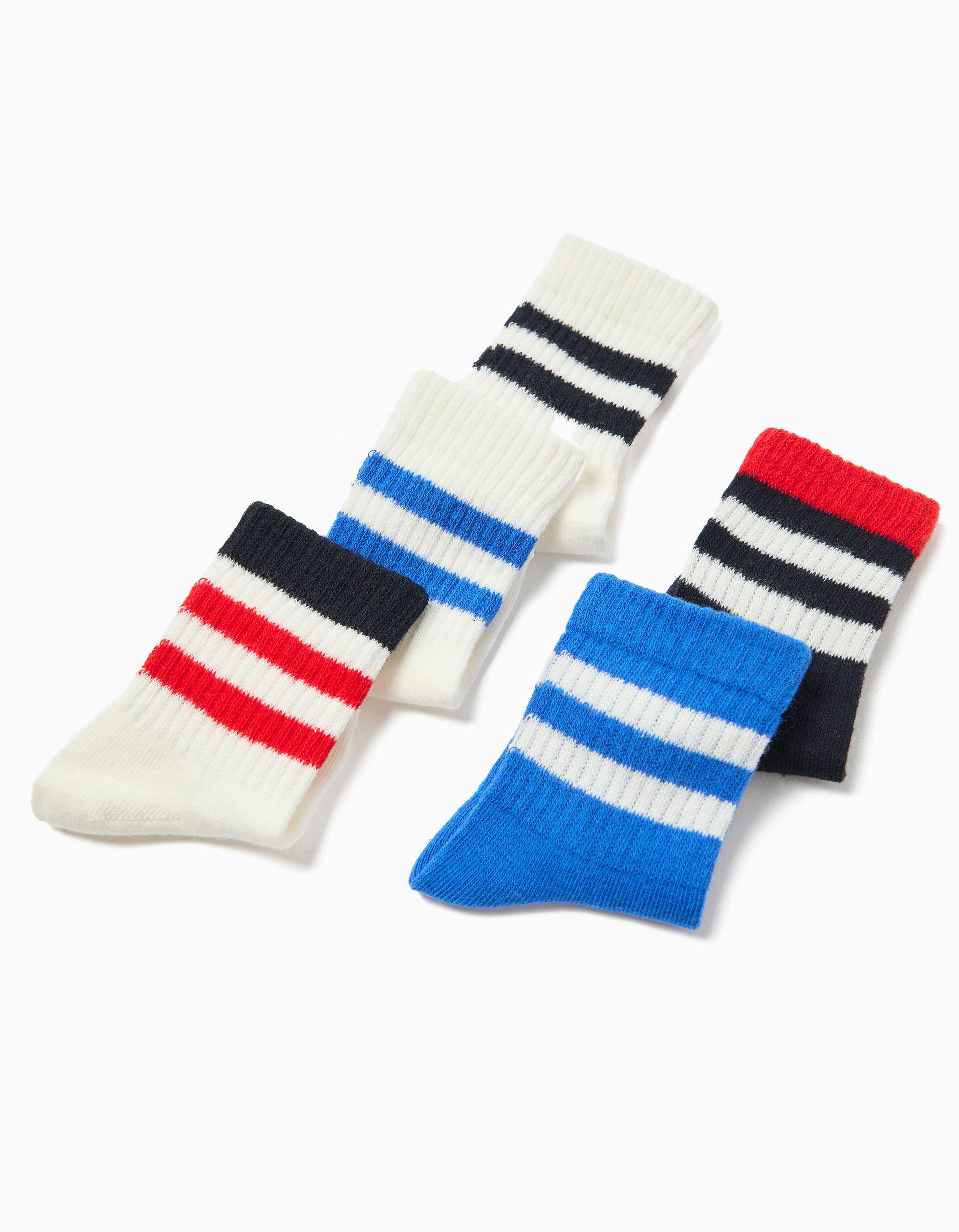Comprar Online Pack 5 Pares de Meias, Menino, Multicor