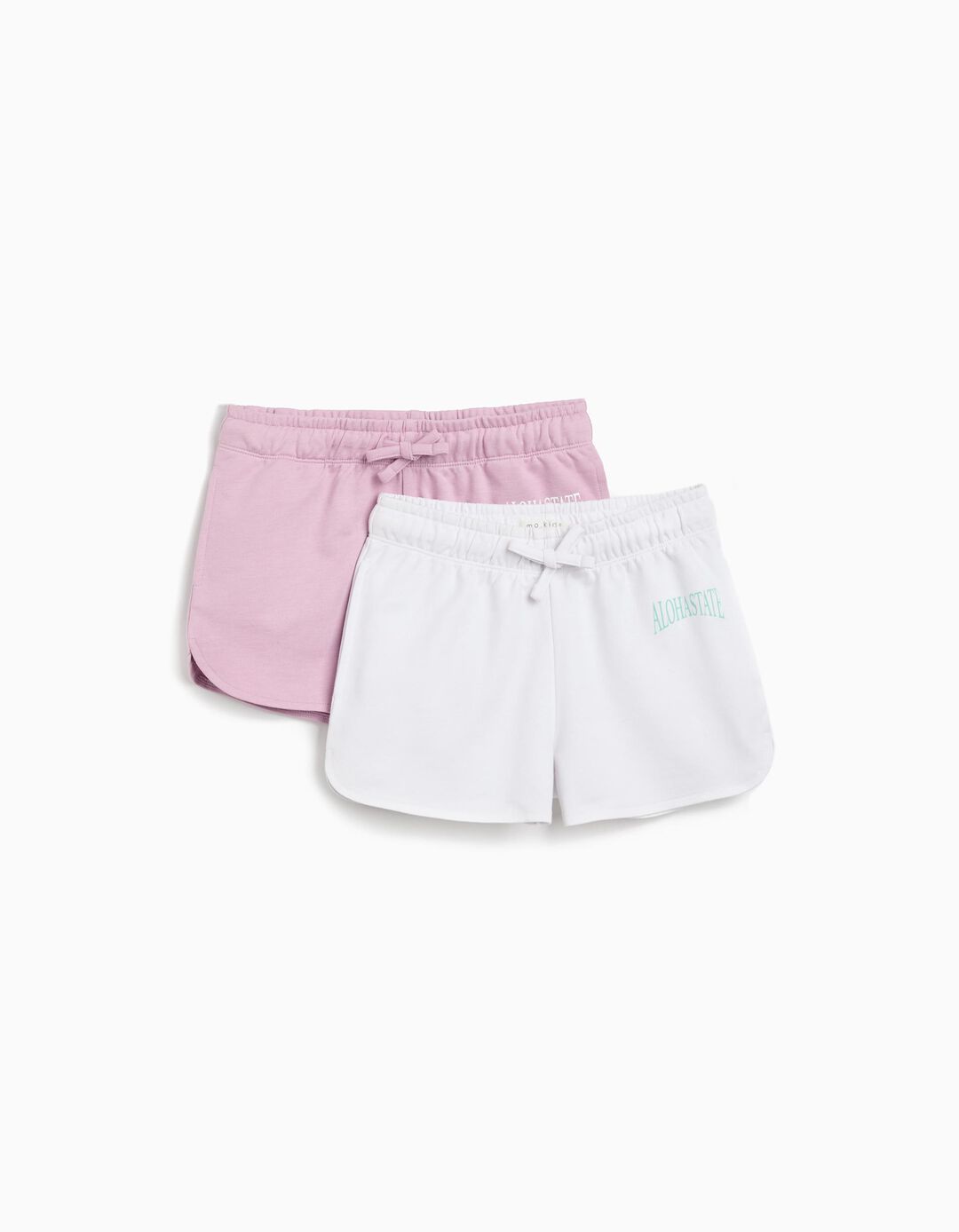 Pack 2 Calções Fleece, Menina, Lilás Claro