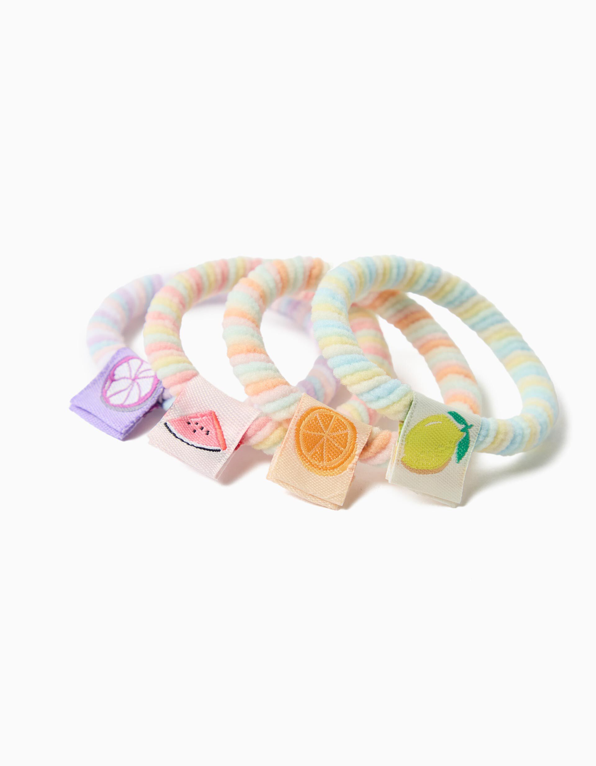 Comprar Online Pack 4 El&aacute;sticos, Menina, Multicor