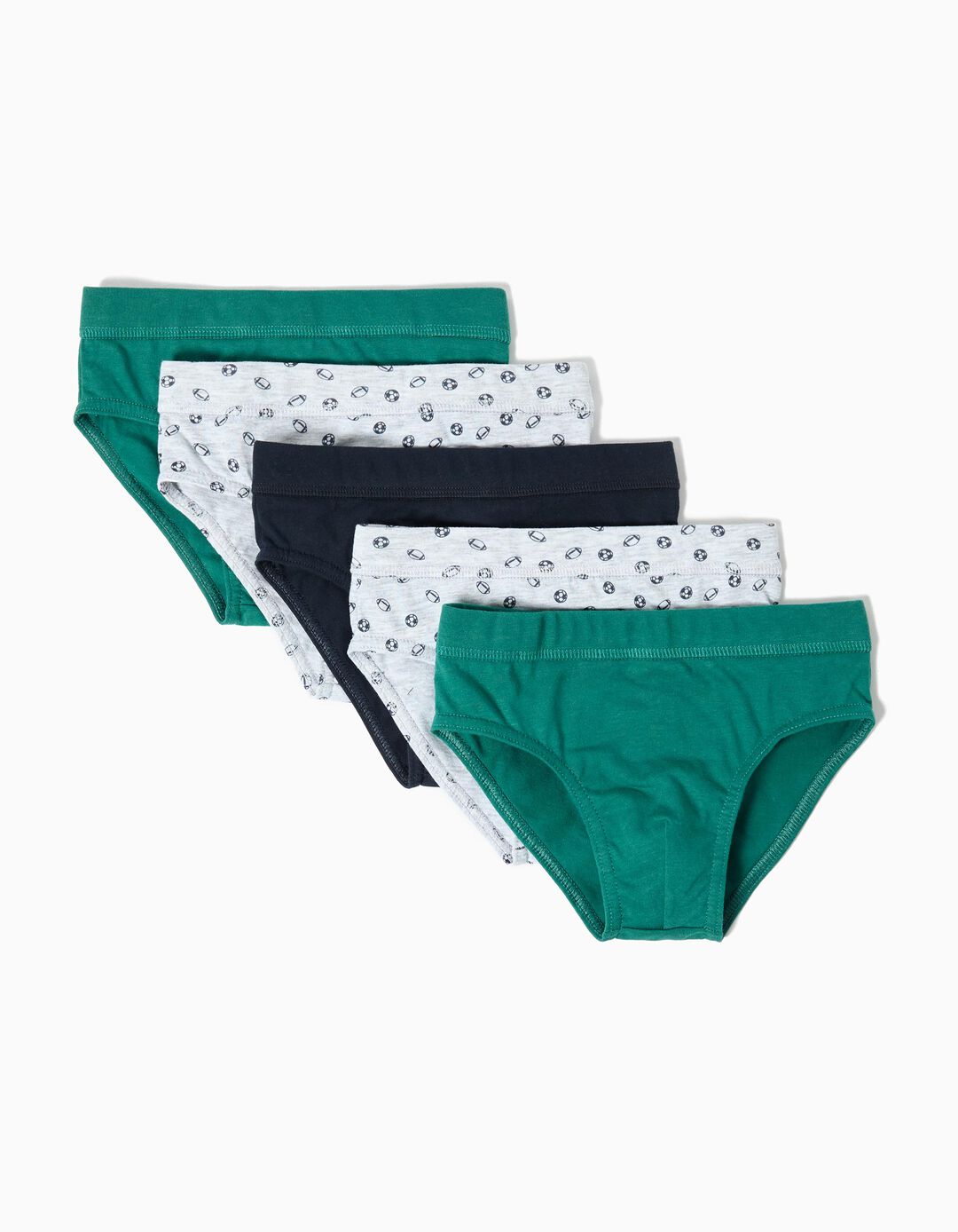 Pack 5 Cuecas, Menino, Multicor