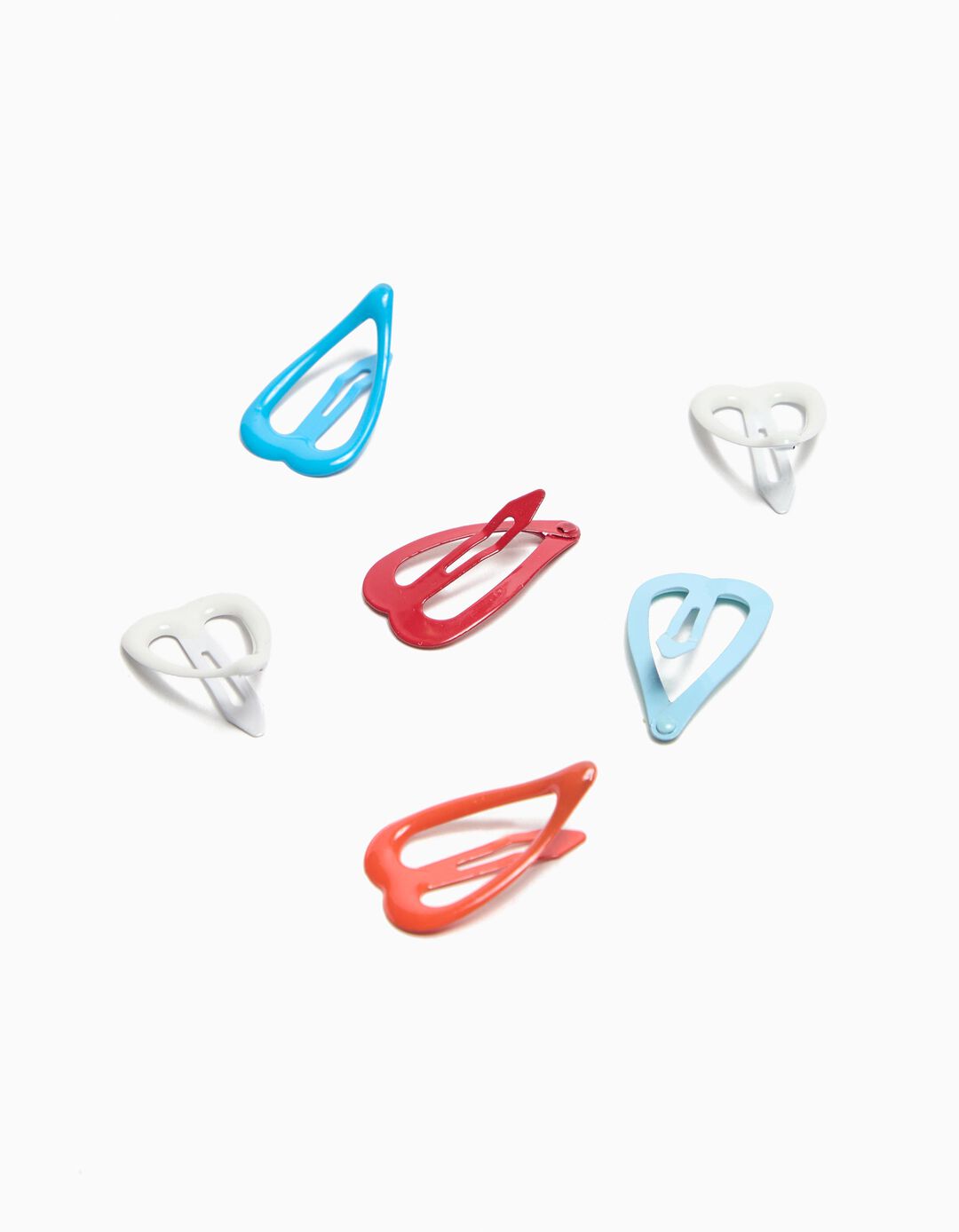 Pack 6 Ganchos de Cabelo, Menina, Multicor