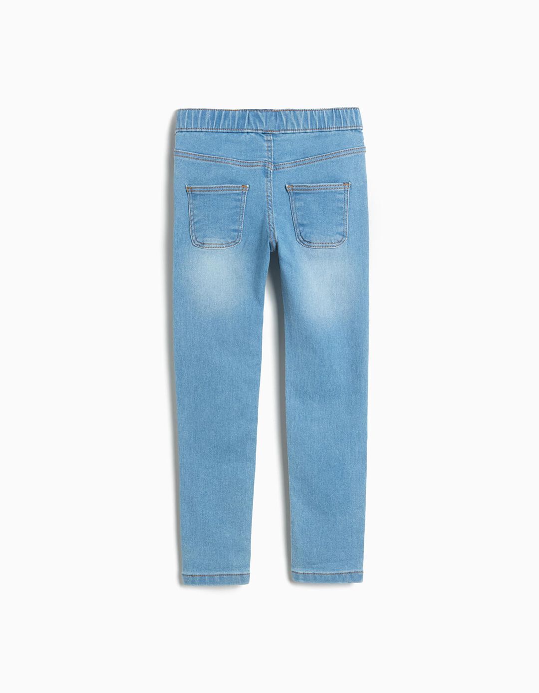 Jeggings de Ganga, Menina, Azul Claro