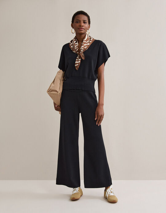 Comprar Online Cal&ccedil;as de Malha, Mulher, Preto