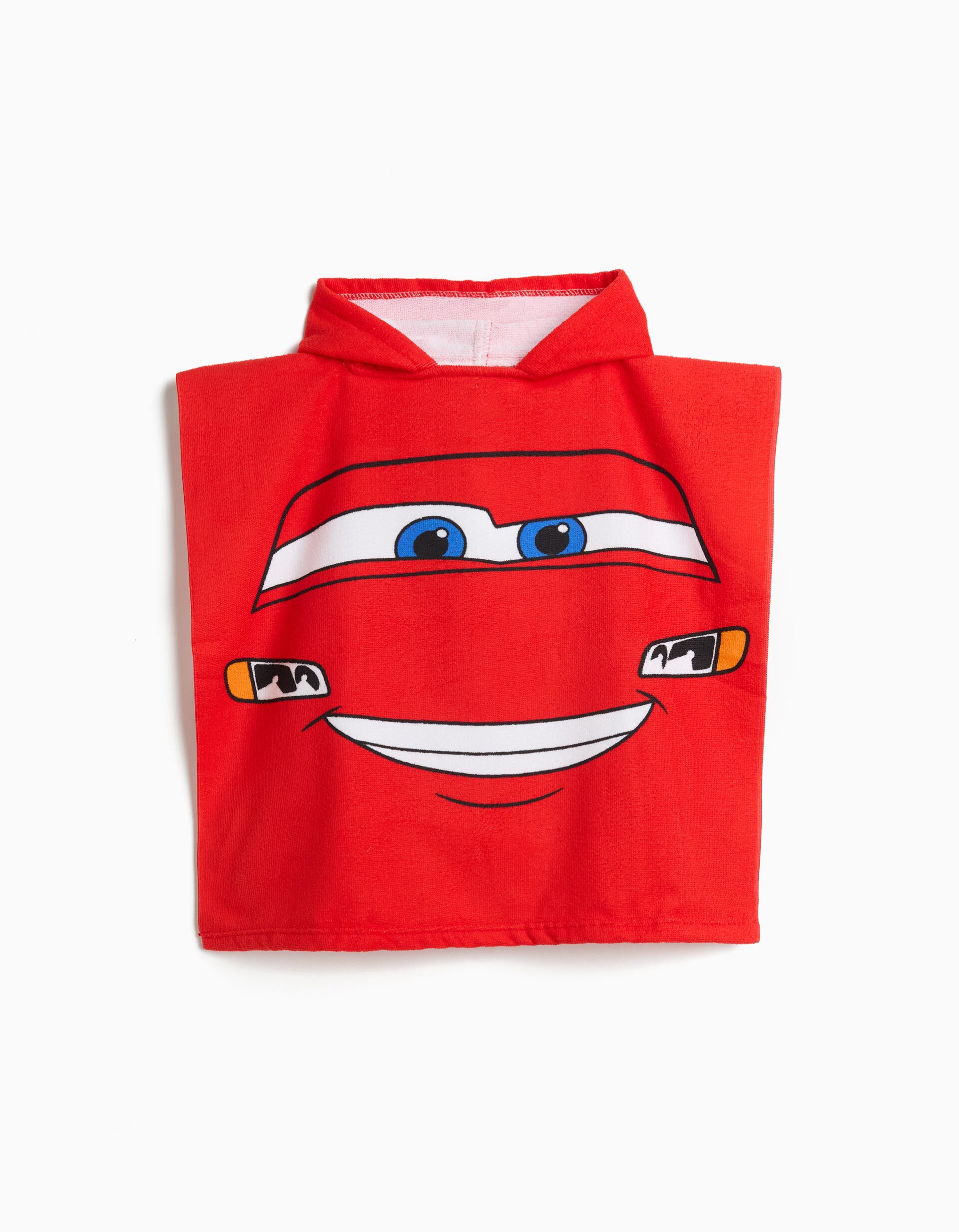 Comprar Online Poncho 'Cars', Menino, Vermelho