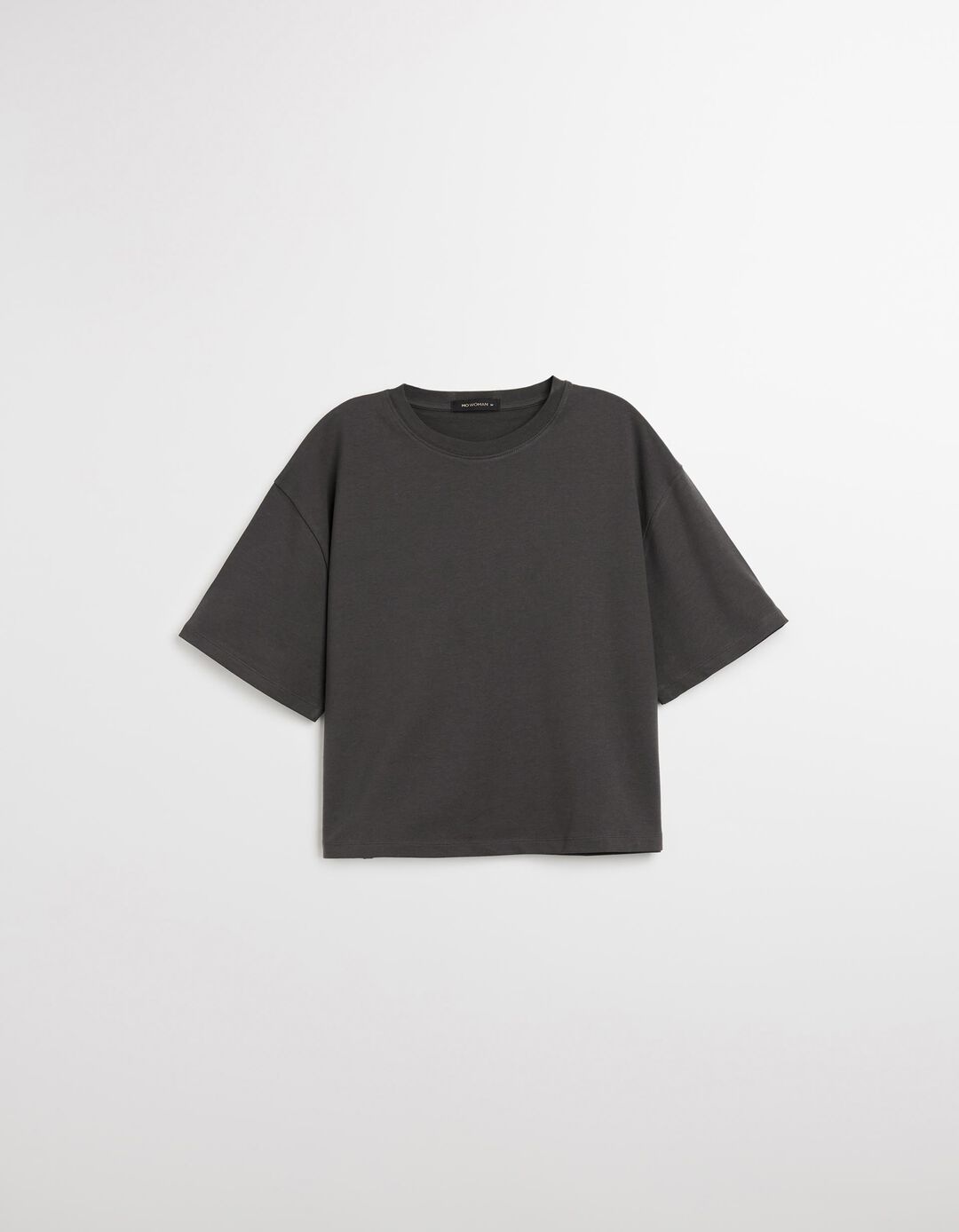 T-shirt, Mulher, Cinzento Escuro 