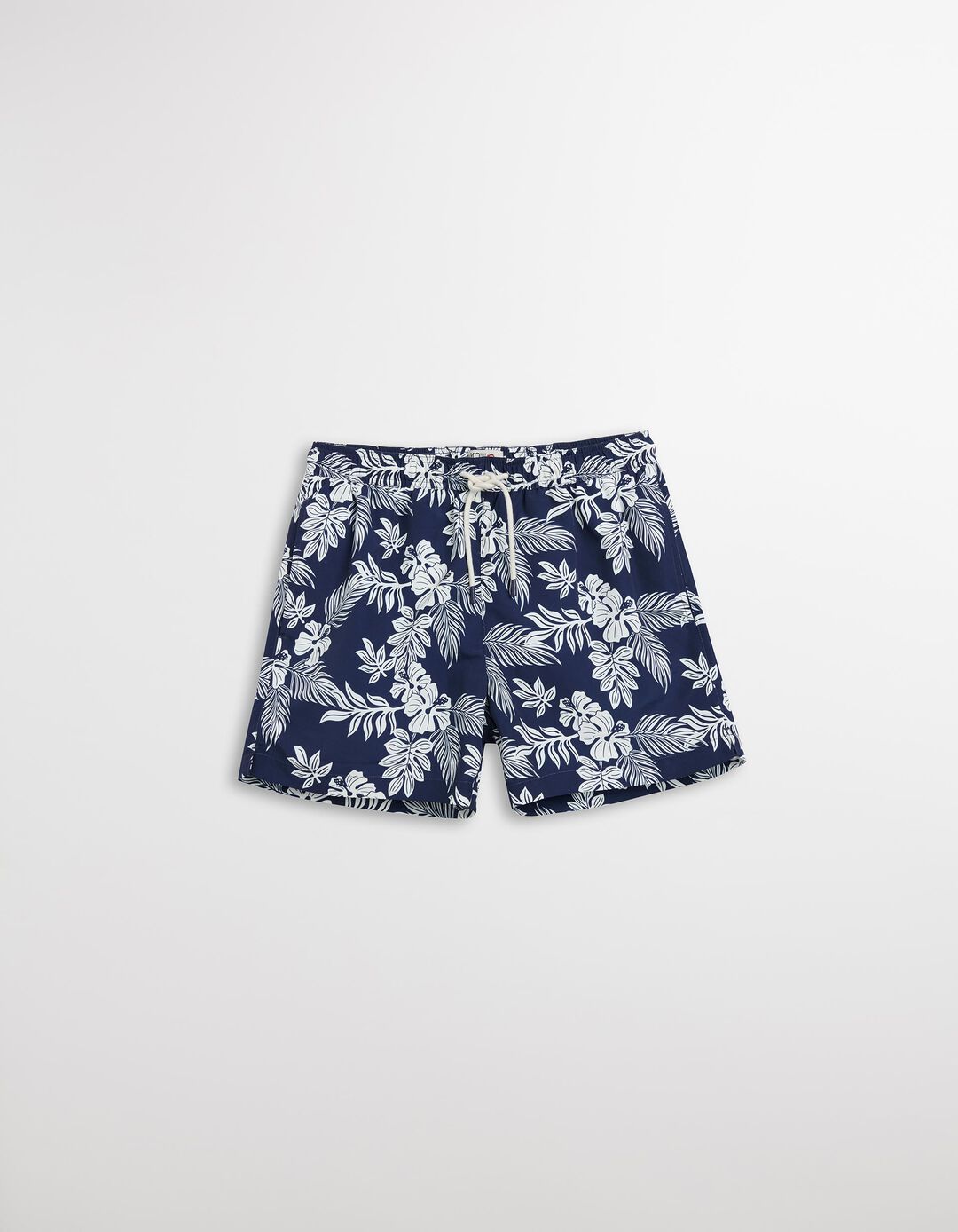 Calções de Banho Estampados, Homem, Azul Escuro 