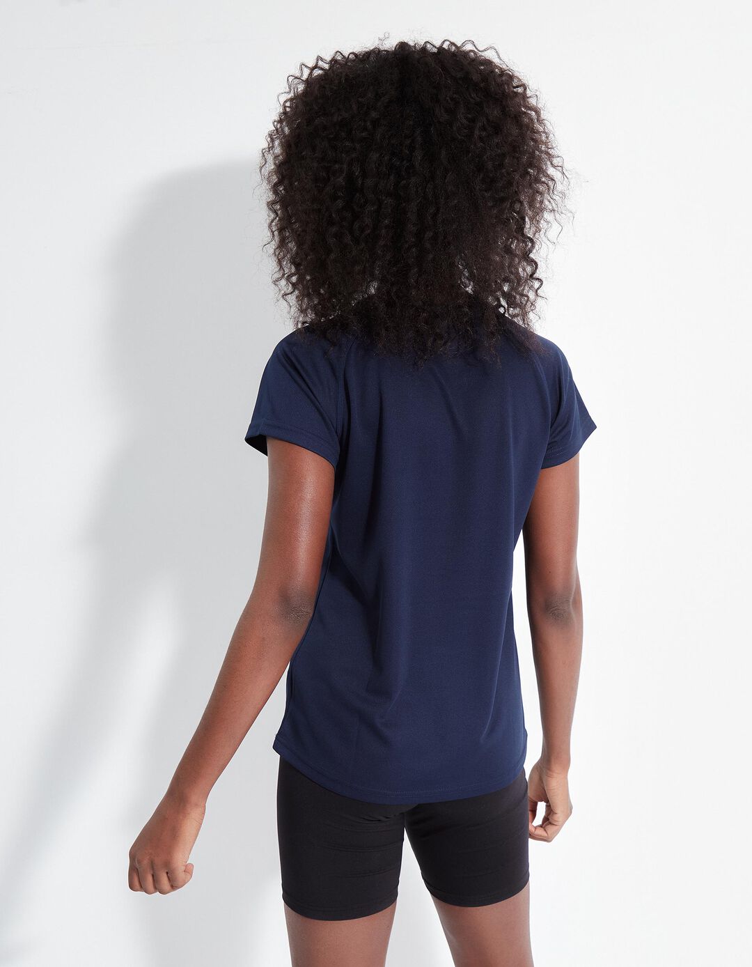 T-shirt de Desporto, Mulher, Azul Escuro