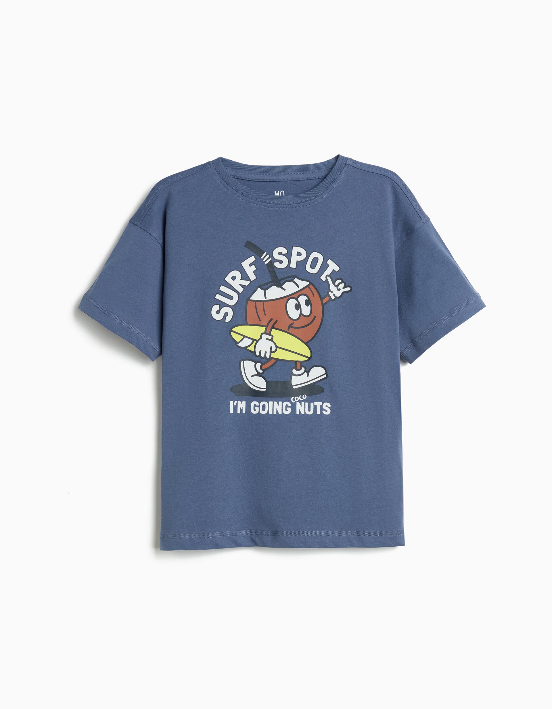 Comprar Online T-shirt Estampada, Menino, Azul