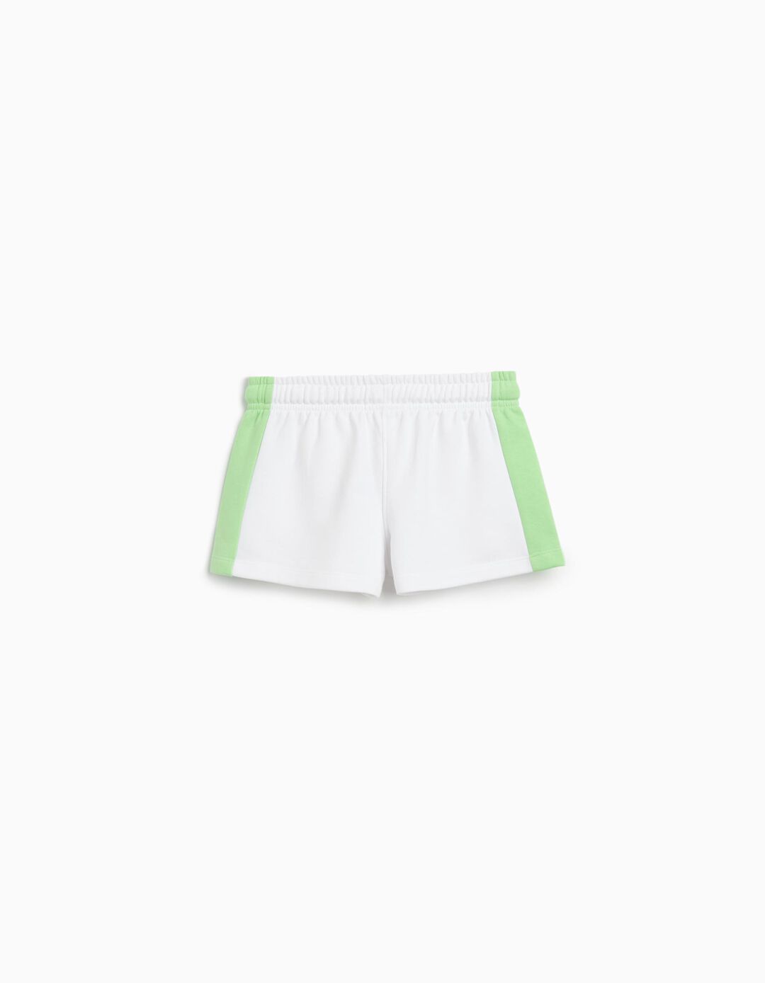 Calções Fleece, Menina, Verde Claro