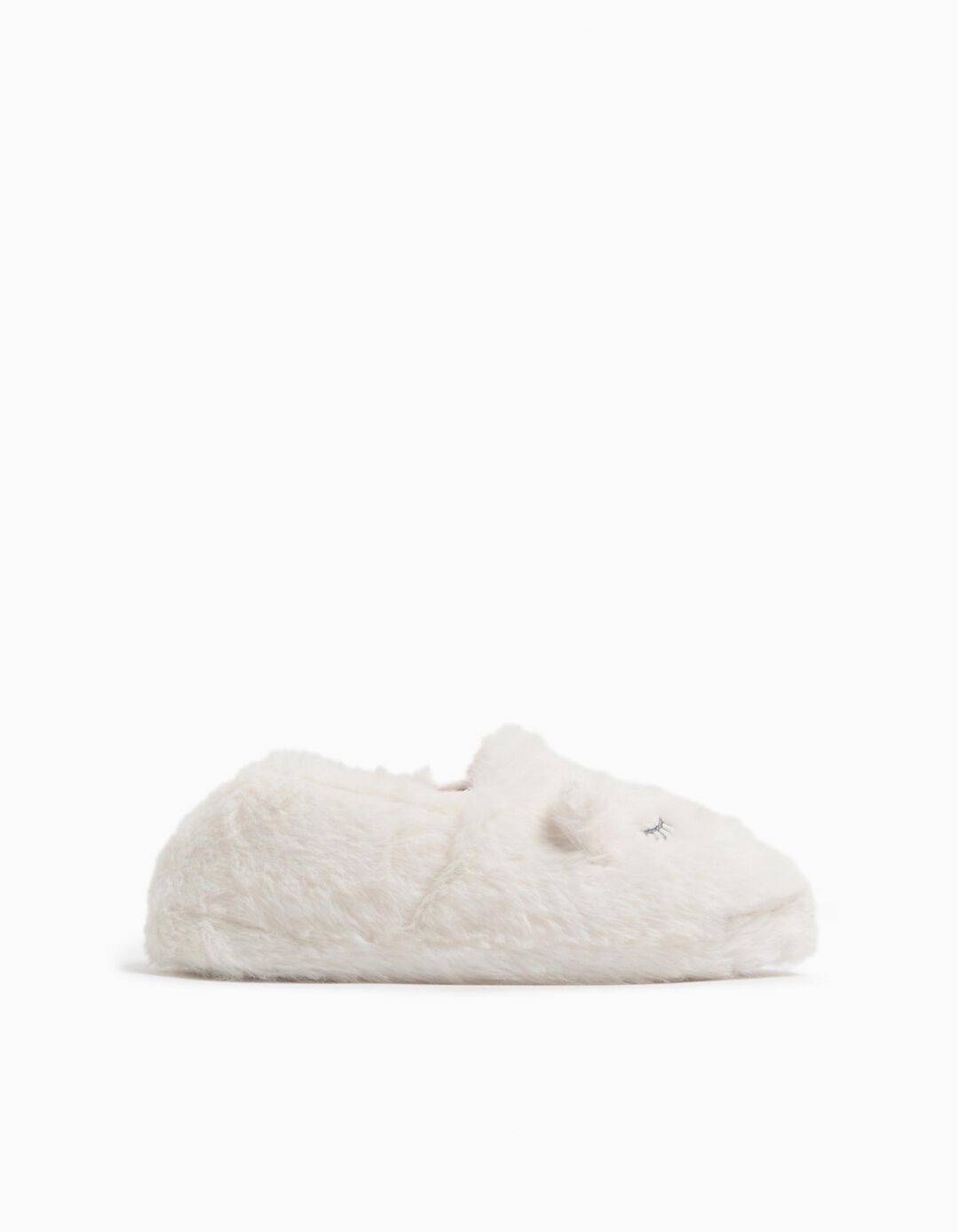 Pantufas Pelo Unicórnio, Menina, Bege Claro
