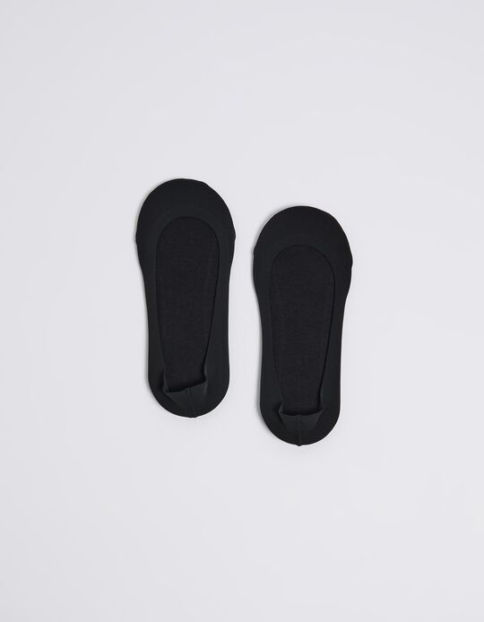 Comprar Online Pack 2 Pares de Meias Invisíveis, Mulher, Preto