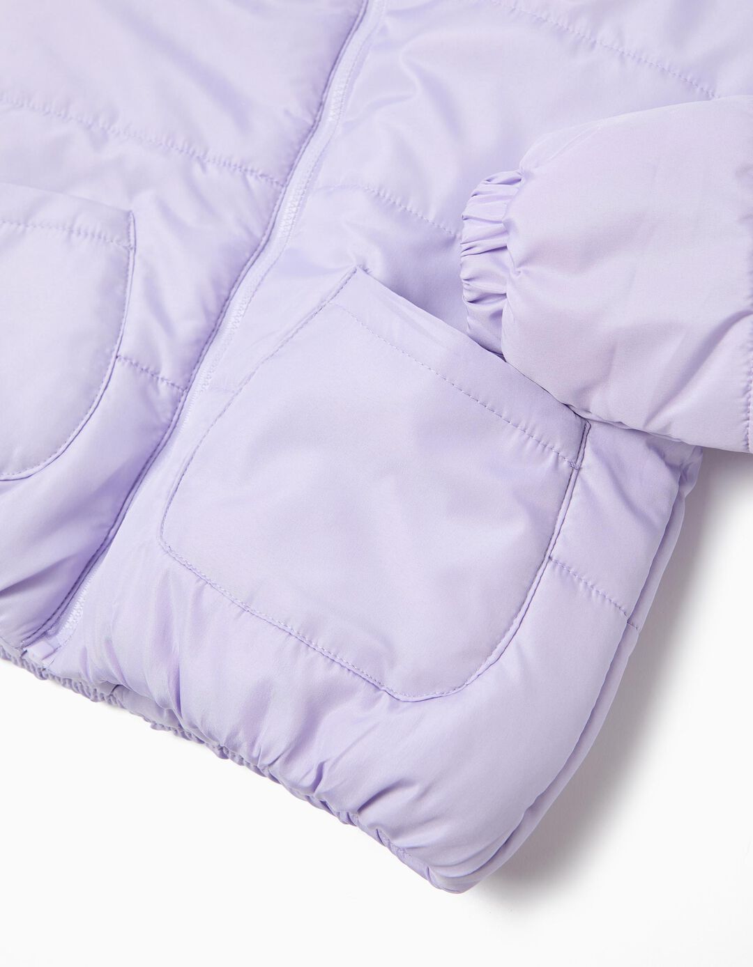 Casaco Acolchoado, Menina, Roxo Claro