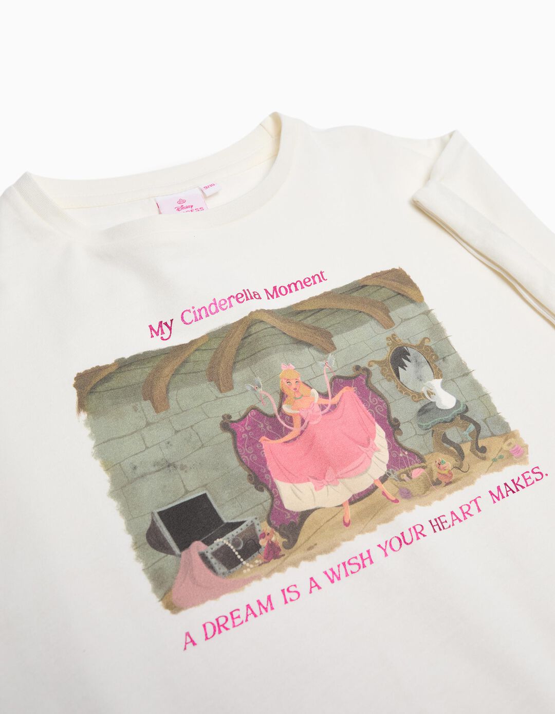 T-shirt 'Disney', Menina, Branco