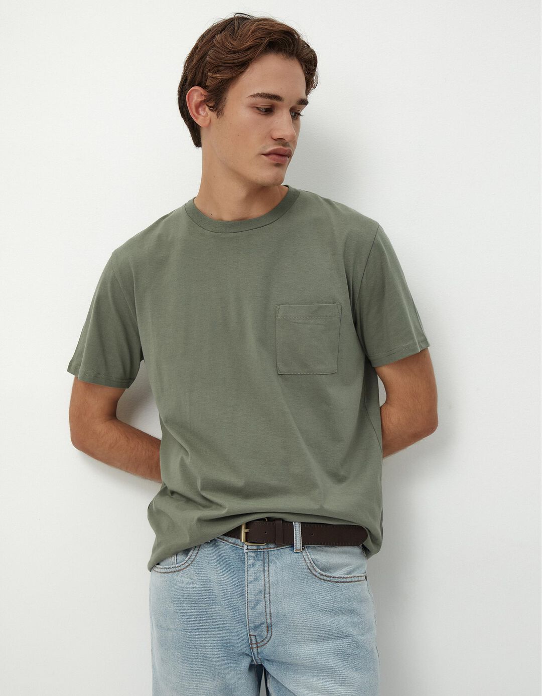 T-shirt Bolso, Homem, Verde