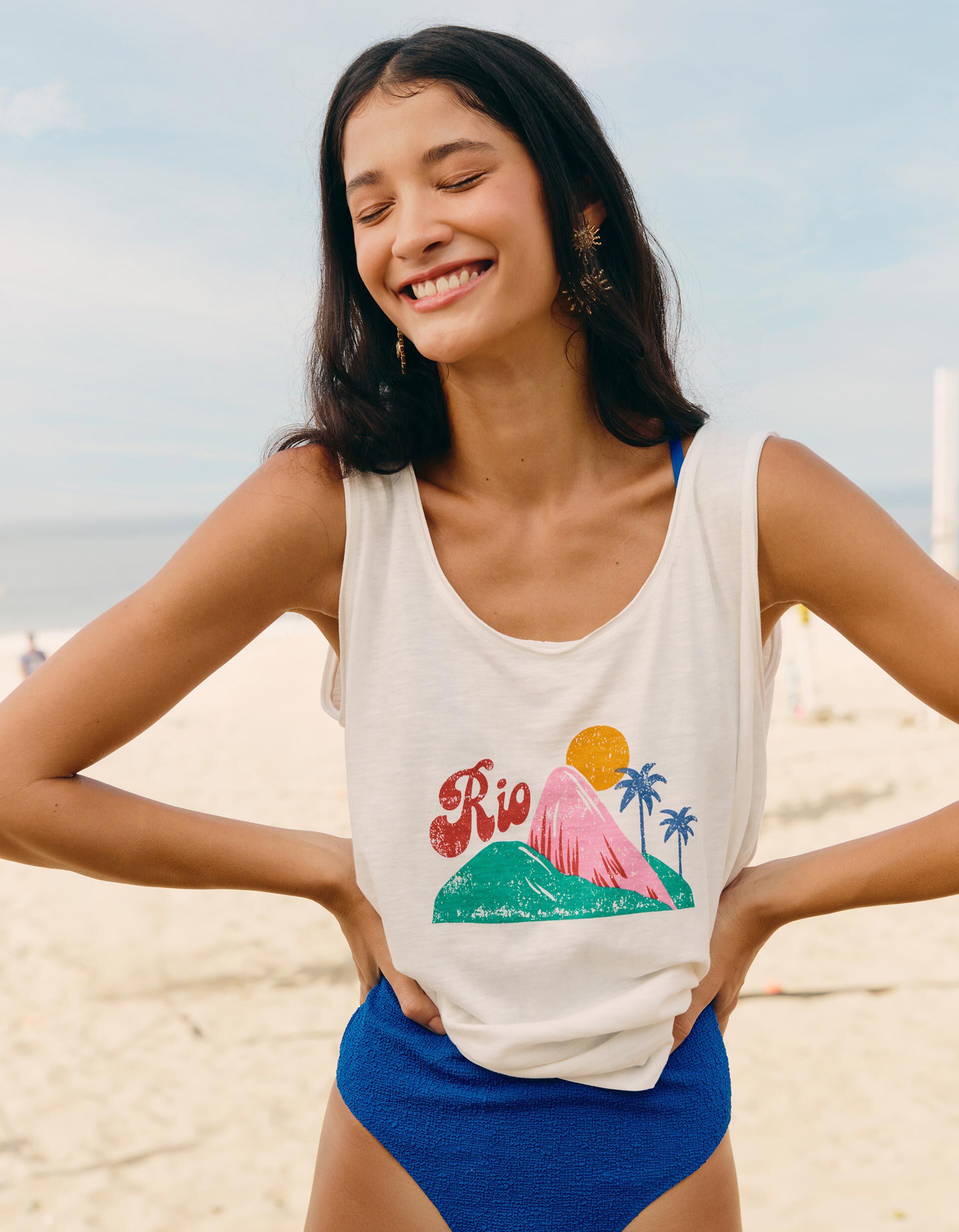 Comprar Online Top Estampado, Mulher, Branco