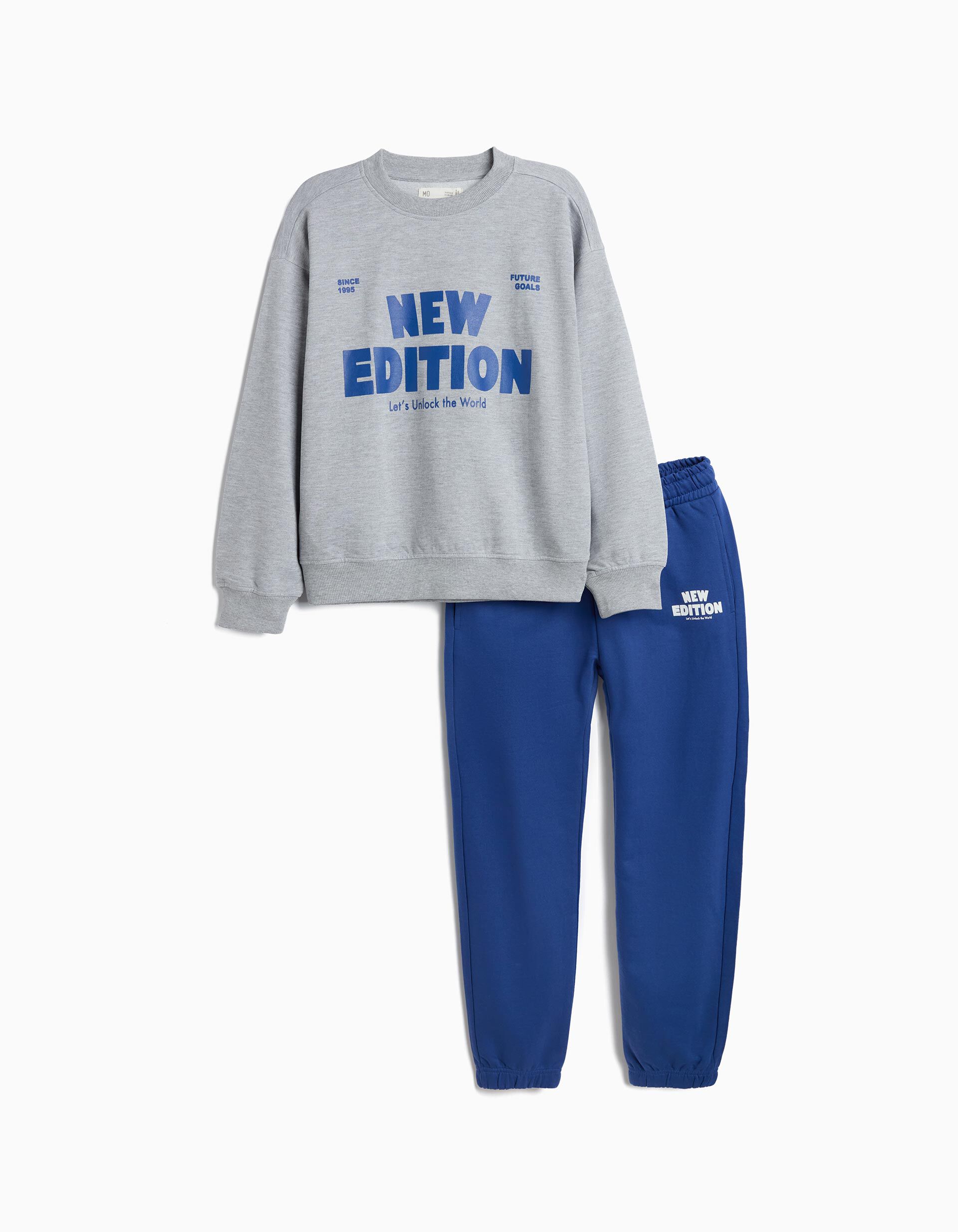 Comprar Online Conjunto De Jogging, Menino, Cinzento Claro